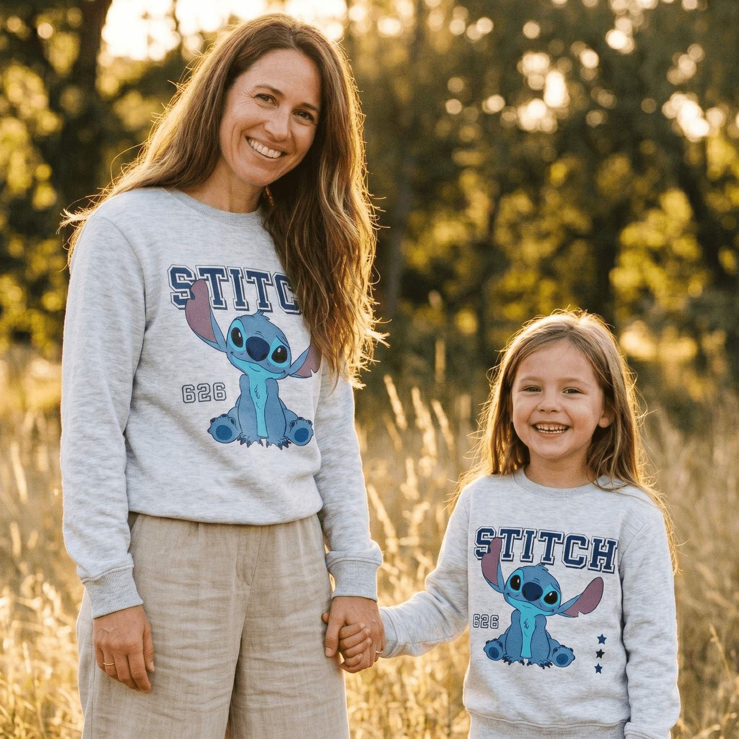 Polerón Cerrado Niña Lilo & Stitch Gris Disney - Polerones Chile | The Brands Club cl