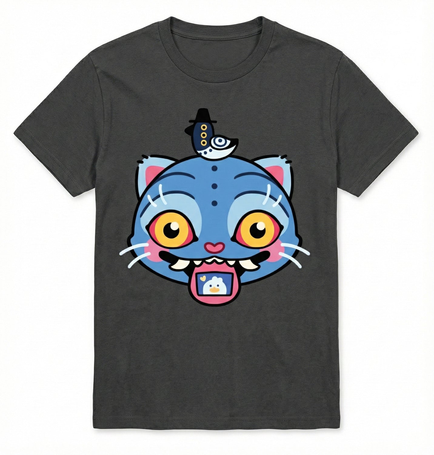 Polera Manga Corta Niño Derpy Gris Kpop Demon Hunters - Poleras Chile | The Brands Club cl