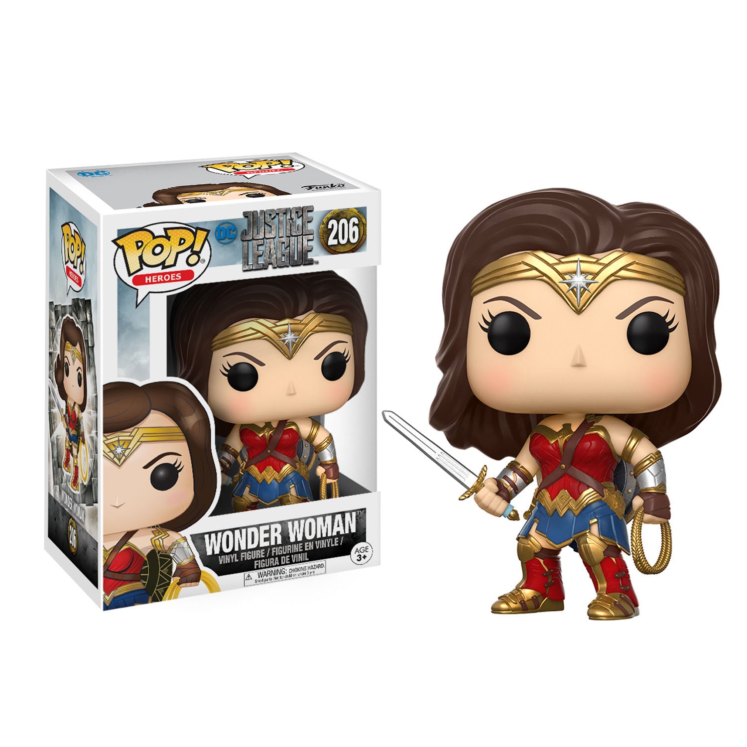 Funko Mujer Maravilla Liga de la Justicia Dc Comics - 206