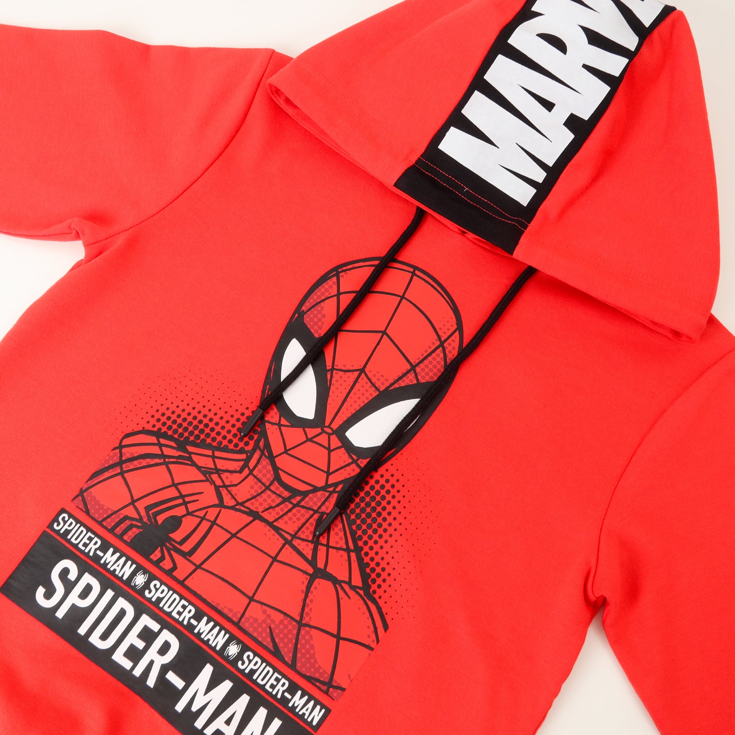 Conjunto Buzo Niño Spiderman Personaje Logo Rojo Marvel