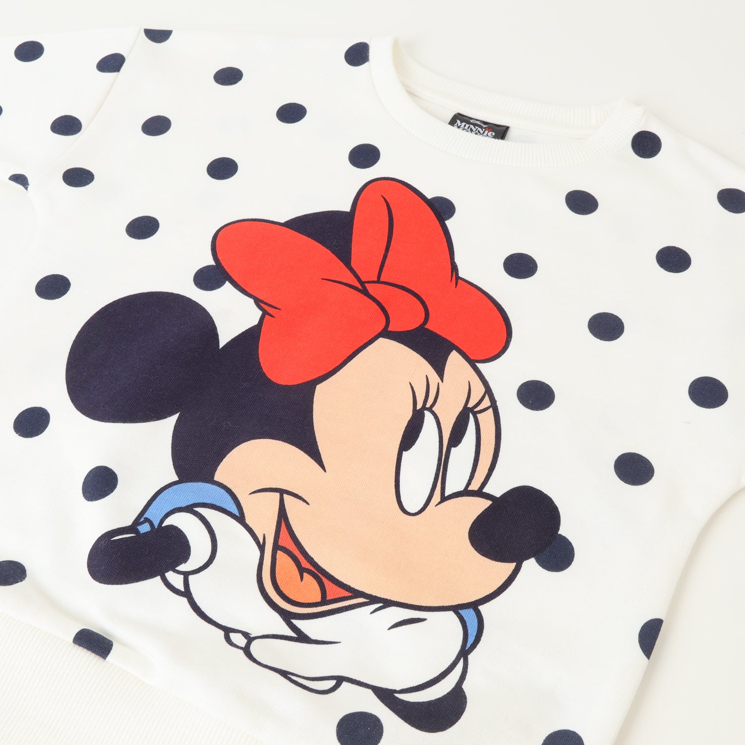 Conjunto Buzo Niña Minnie Puntos Beige Disney