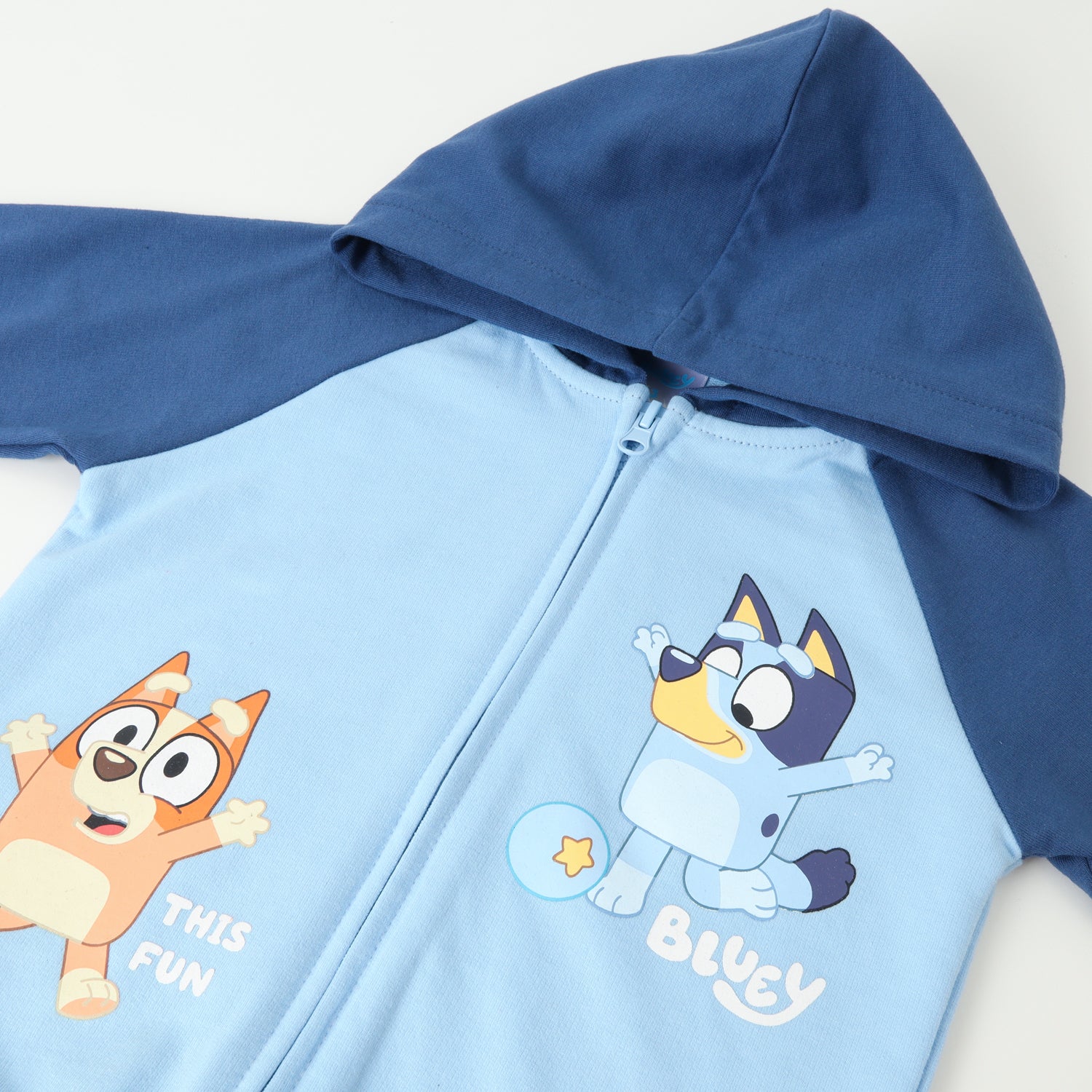 Conjunto Buzo Niño Happy Celeste Bingo Y Bluey