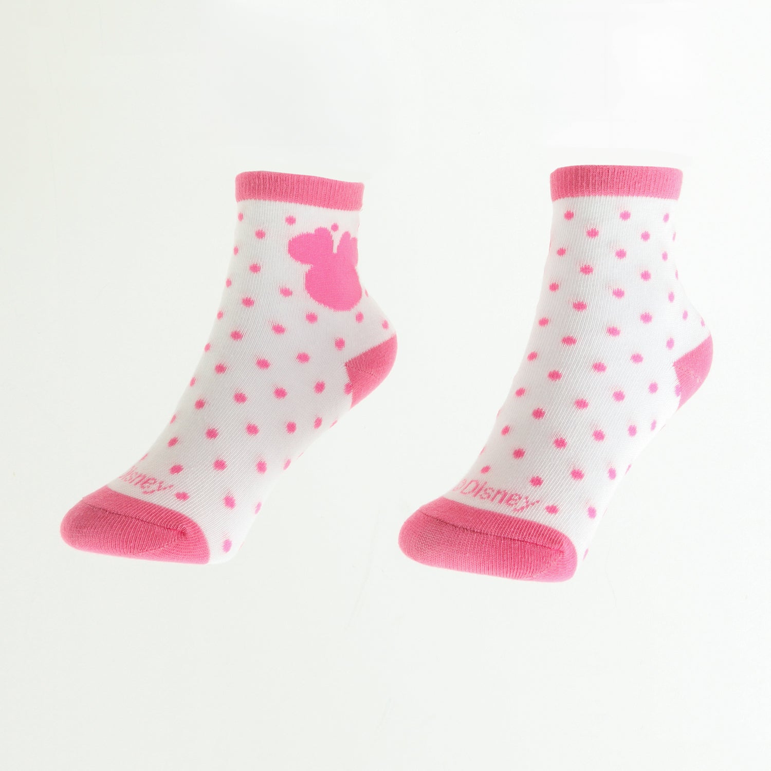 Bipack Calcetines Niña Minnie Puntos Rosado Disney