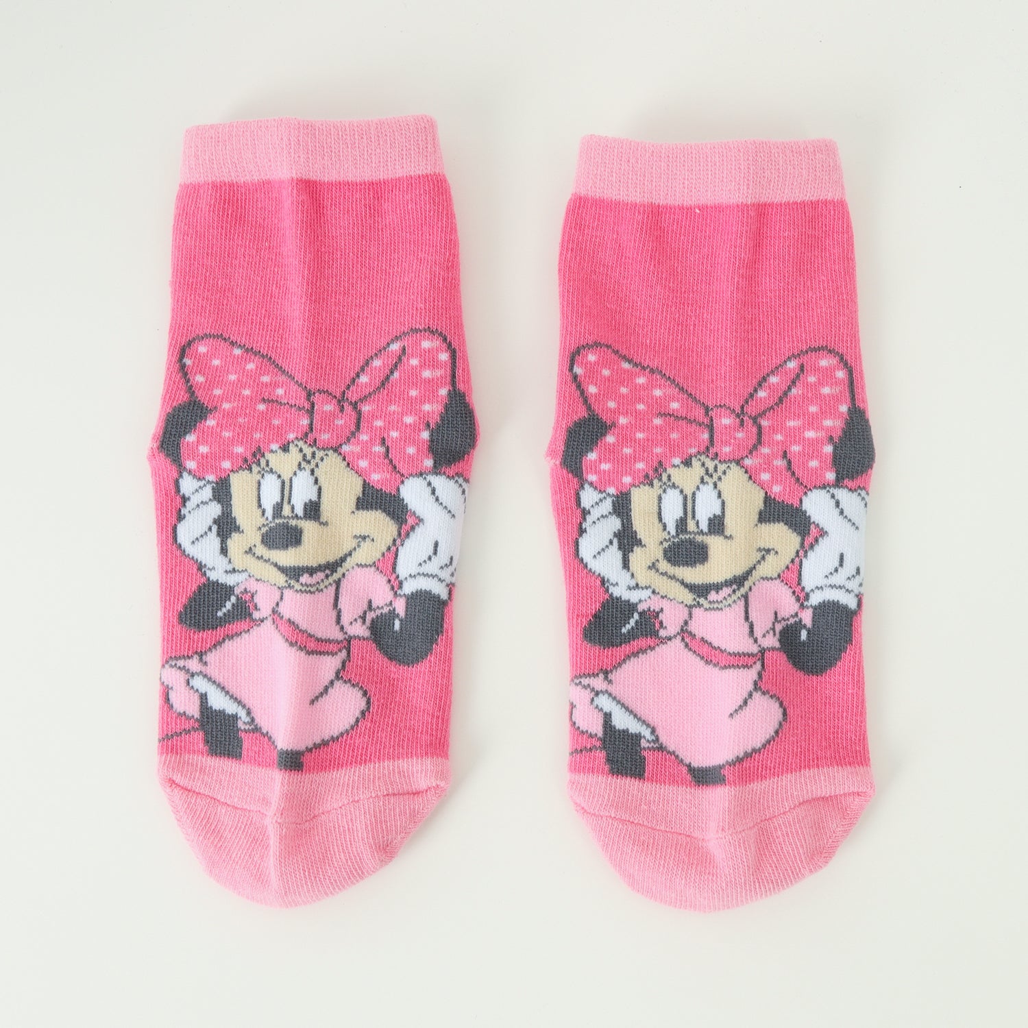 Bipack Calcetines Niña Minnie Puntos Rosado Disney