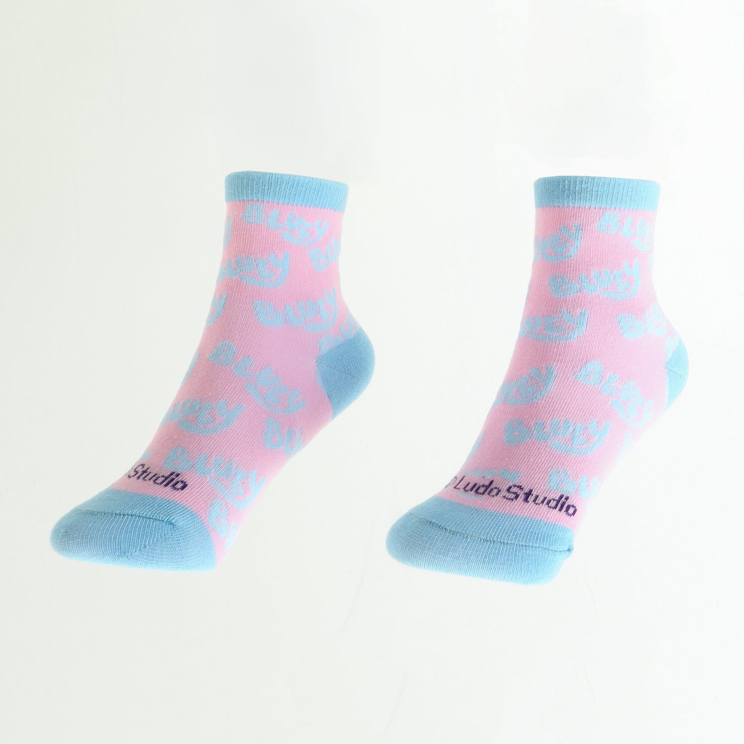 Bipack Calcetines Niña Logo Morado Bluey