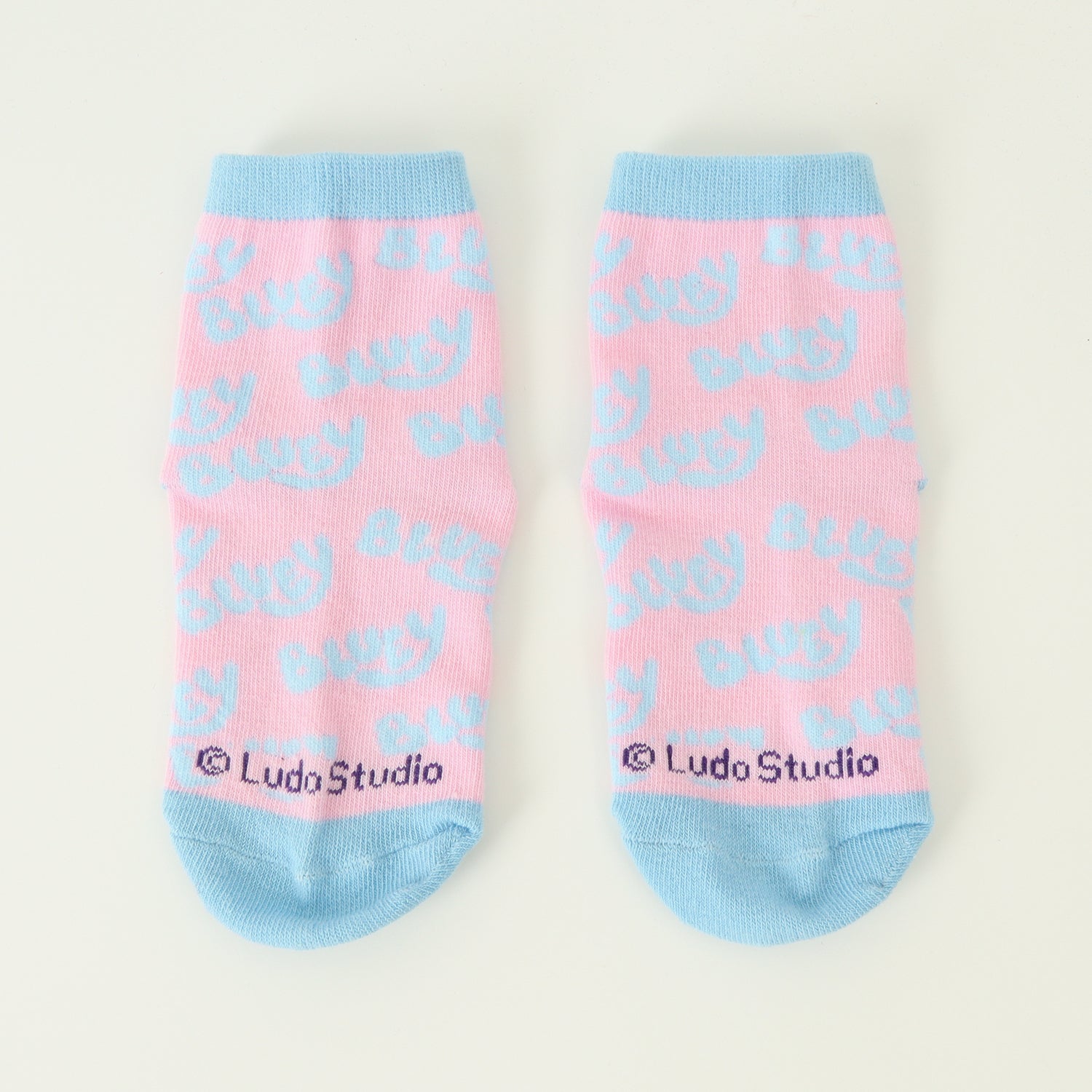 Pack Calcetines Niña Logo Morado Bluey