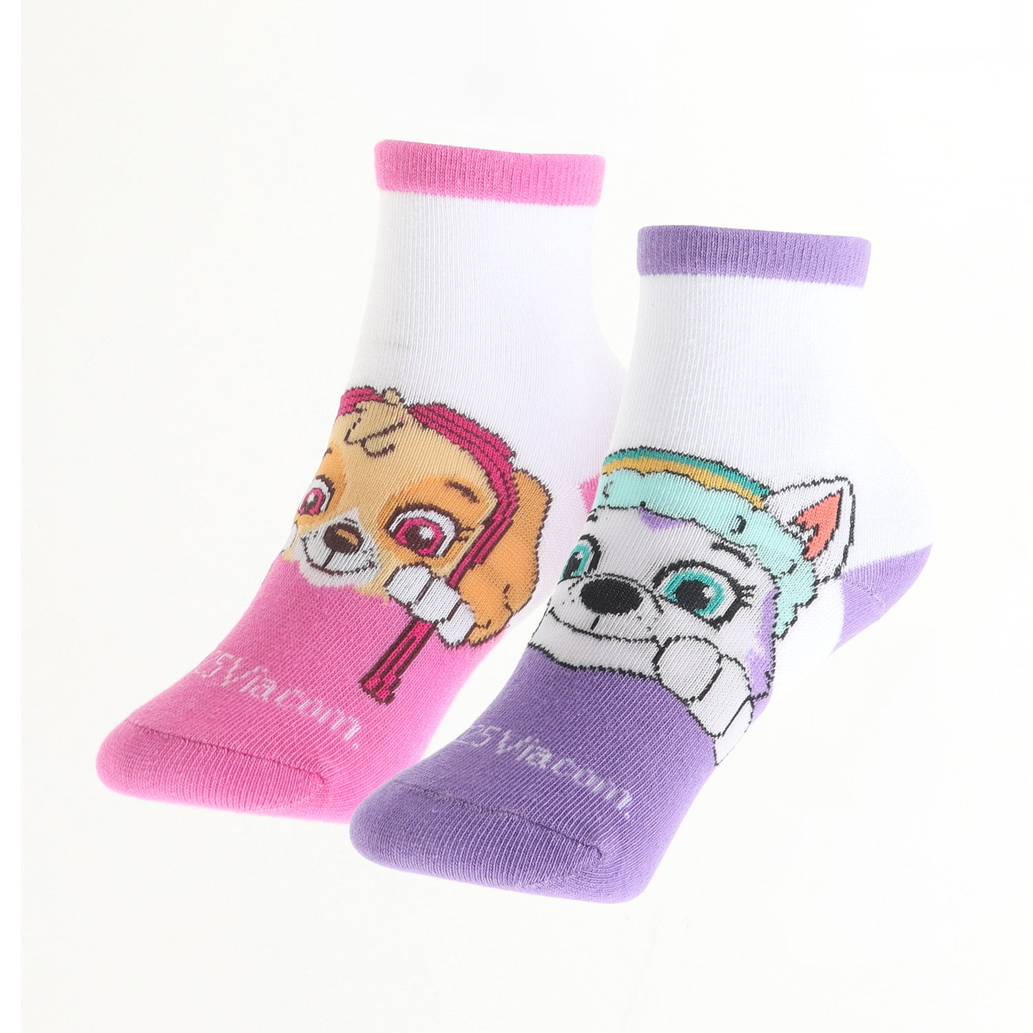 Bipack Calcetines Niña Skye Y Everest Colors Blanco Paw Patrol