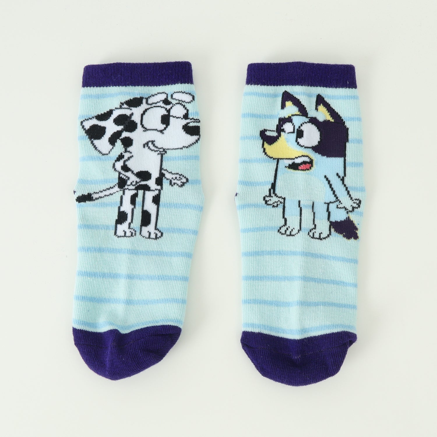 Bipack Calcetines Niño Lineas Celeste Chloe Y Bluey