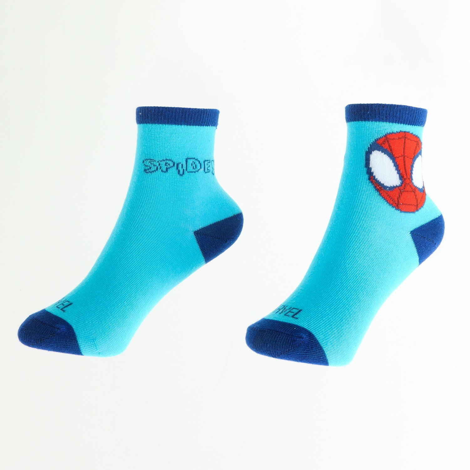 Bipack Calcetines Niño Spidey Caritas Celeste Marvel