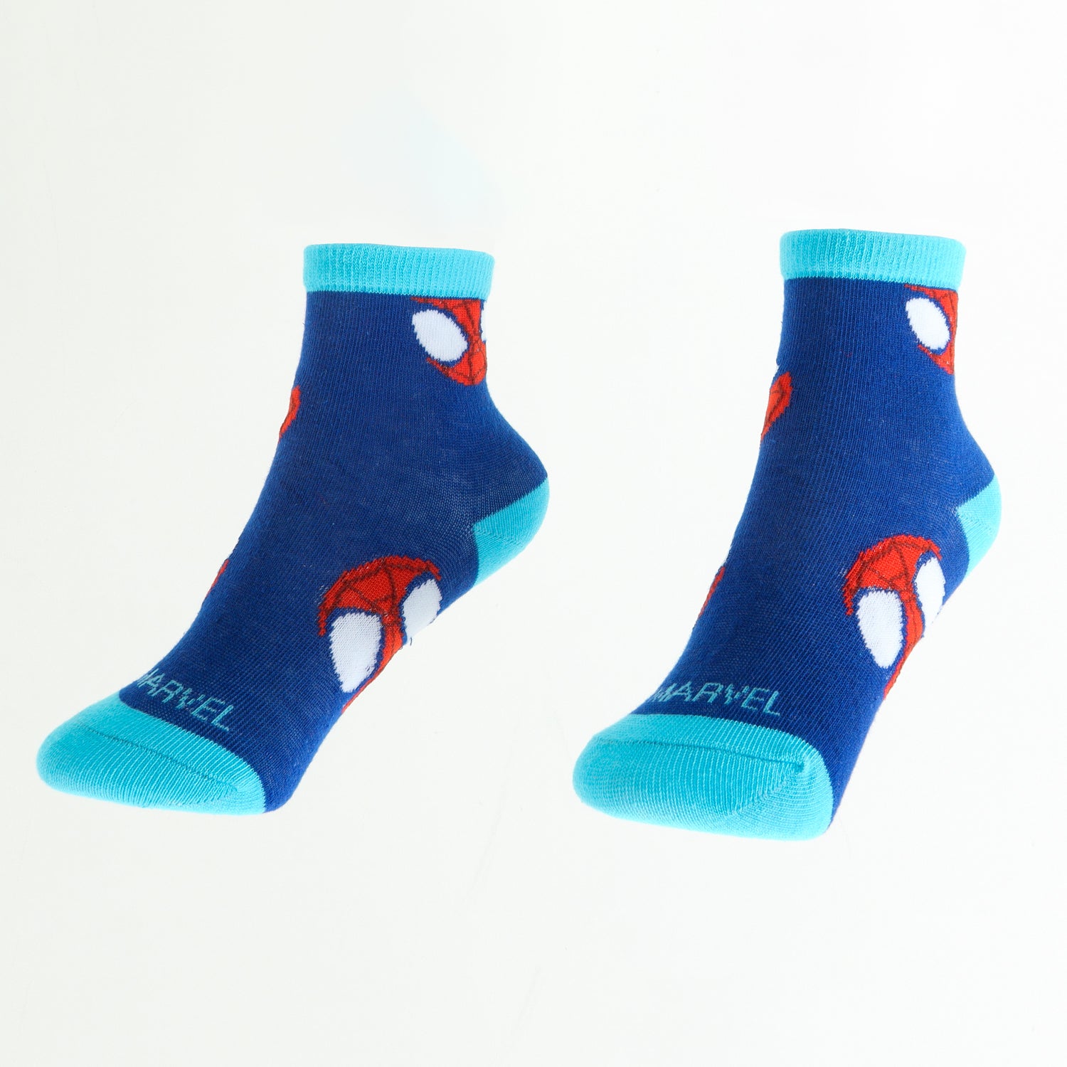 Bipack Calcetines Niño Spidey Caritas Celeste Marvel