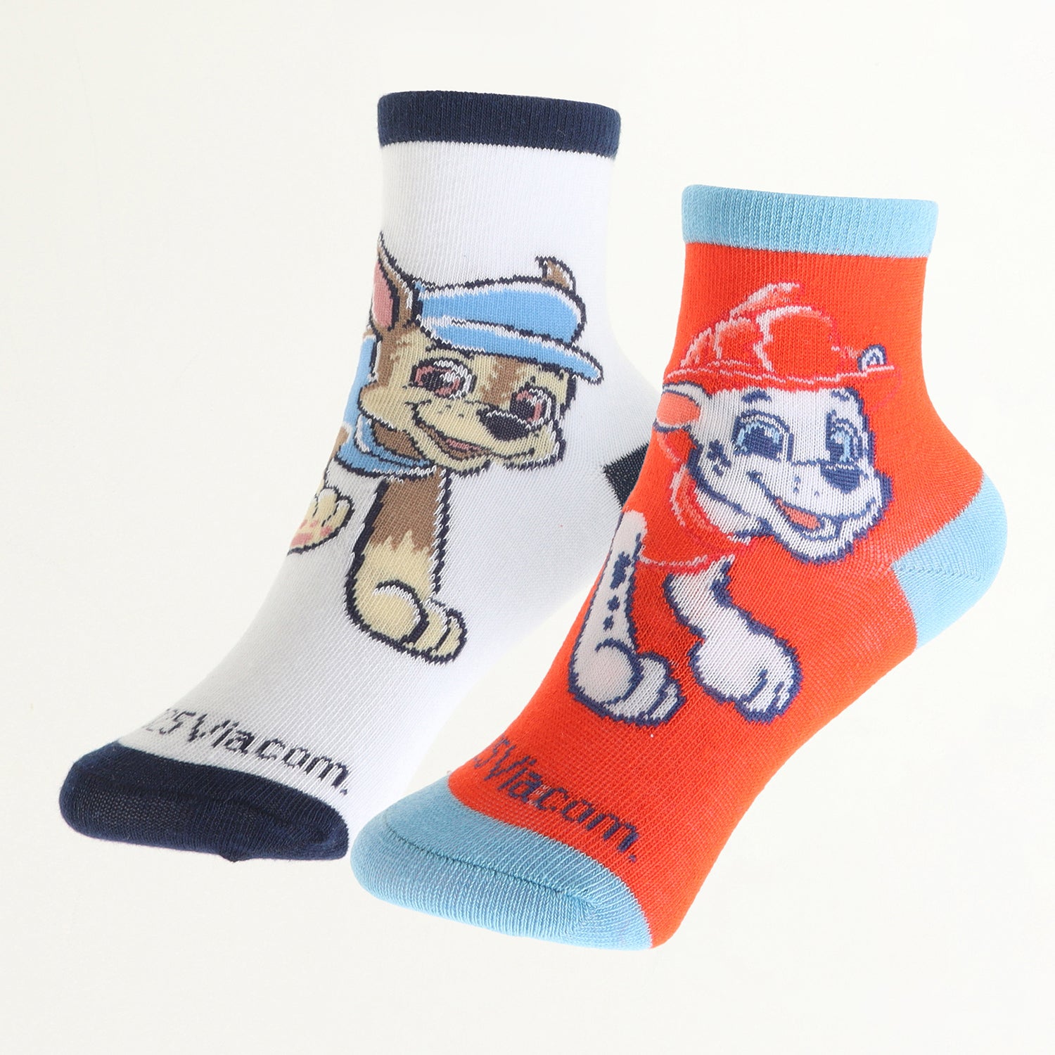 Bipack Calcetines Niño Marshall Y Chase Blanco Paw Patrol
