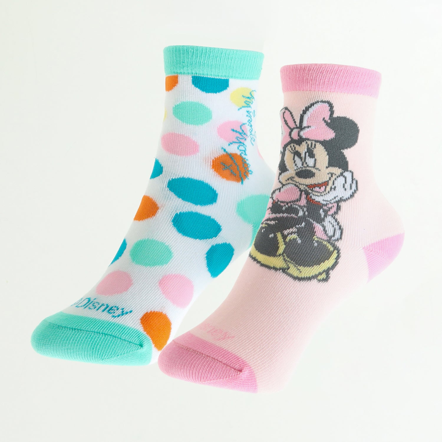 Bipack Calcetines Niña Minnie Lunares Blanco Disney