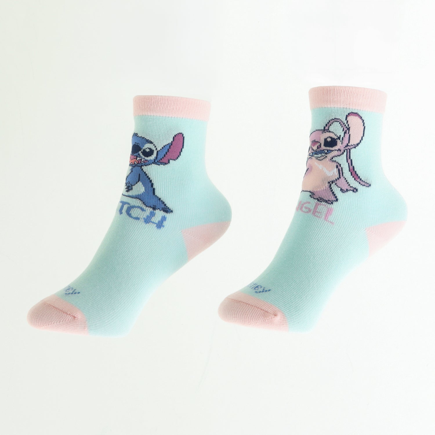 Bipack Calcetines Niña Lilo & Stitch Angel Print Blanco Disney