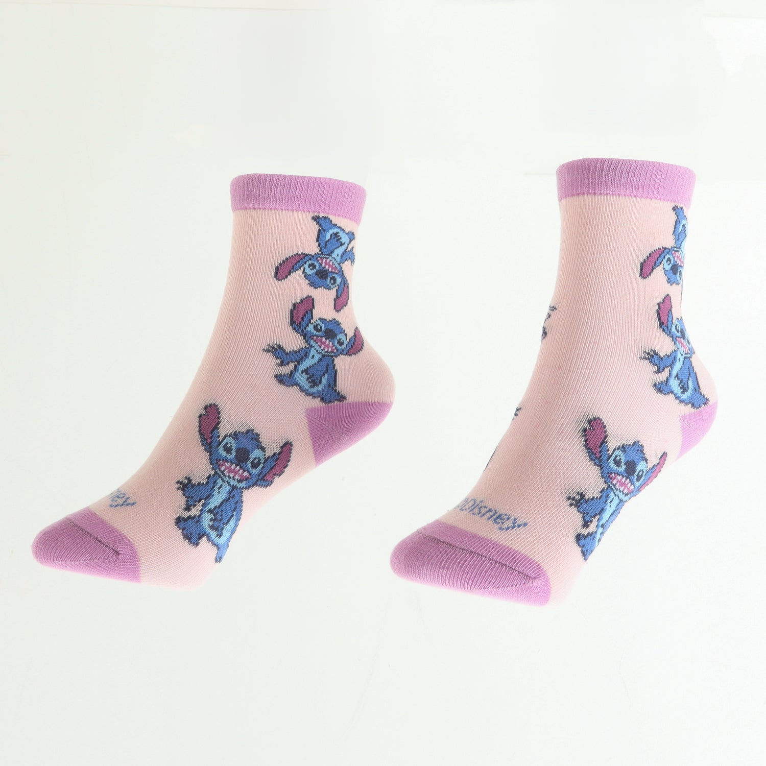 Bipack Calcetines Niña Lilo & Stitch Angel Print Blanco Disney