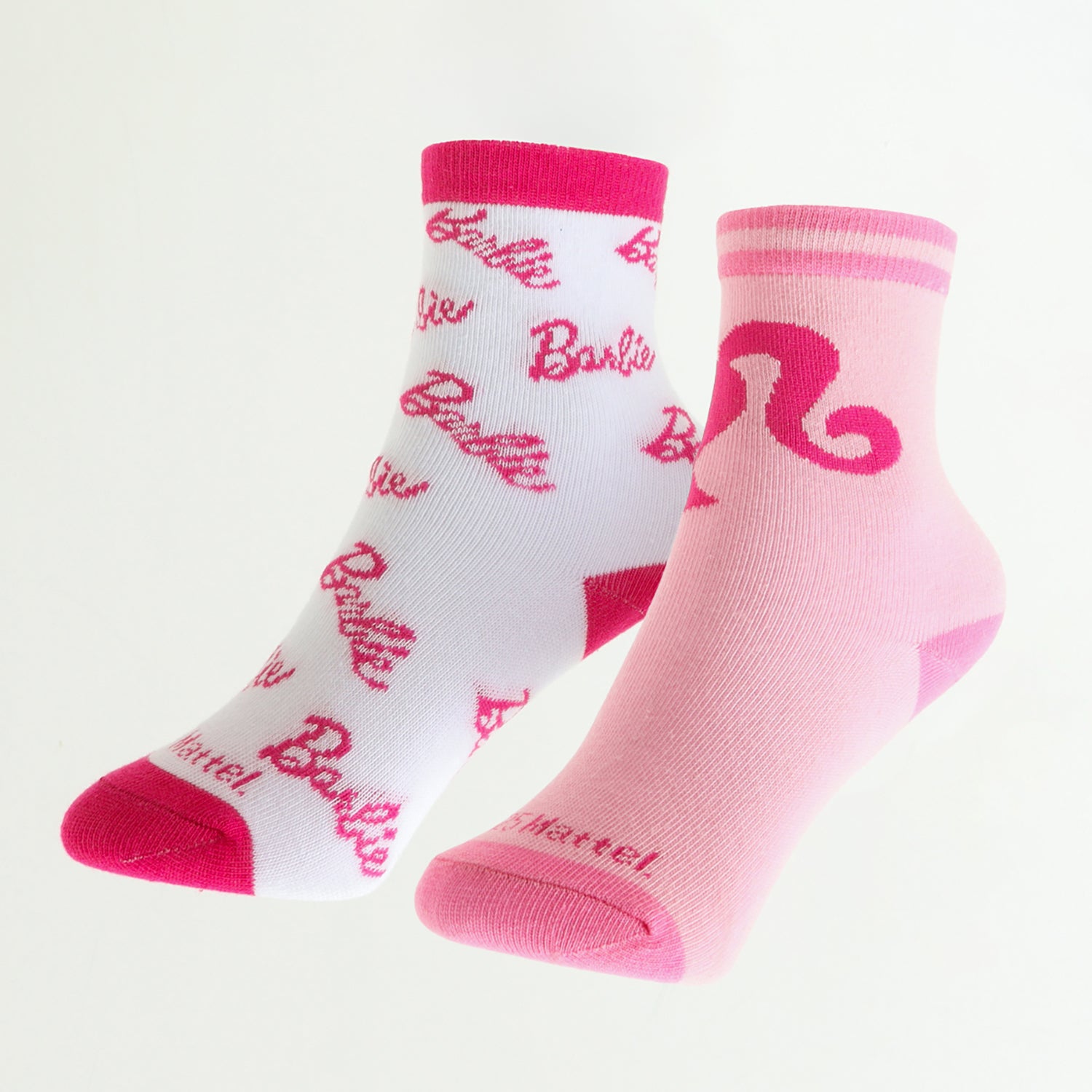 Bipack Calcetines Niña Logos Blanco Barbie