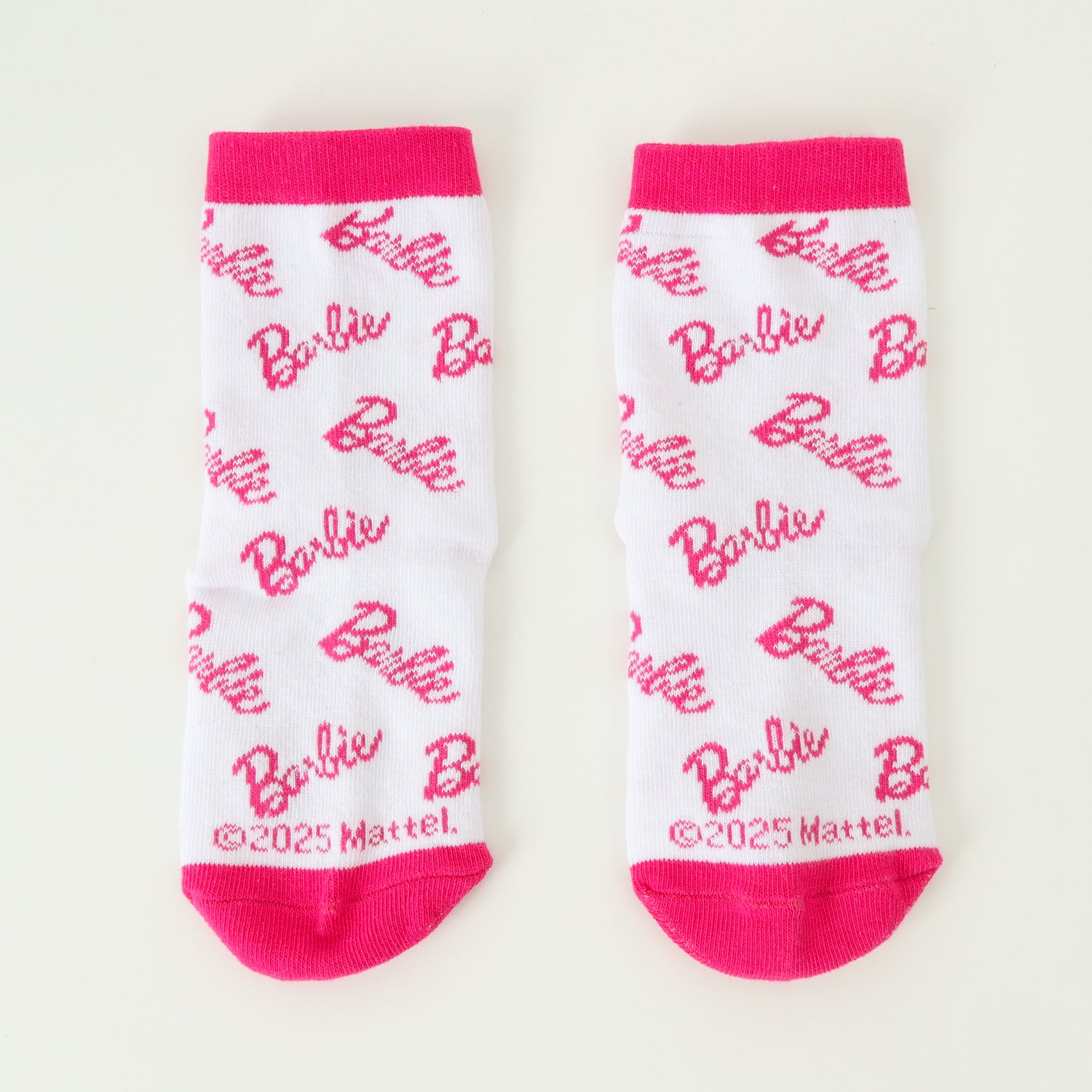 Bipack Calcetines Niña Logos Blanco Barbie