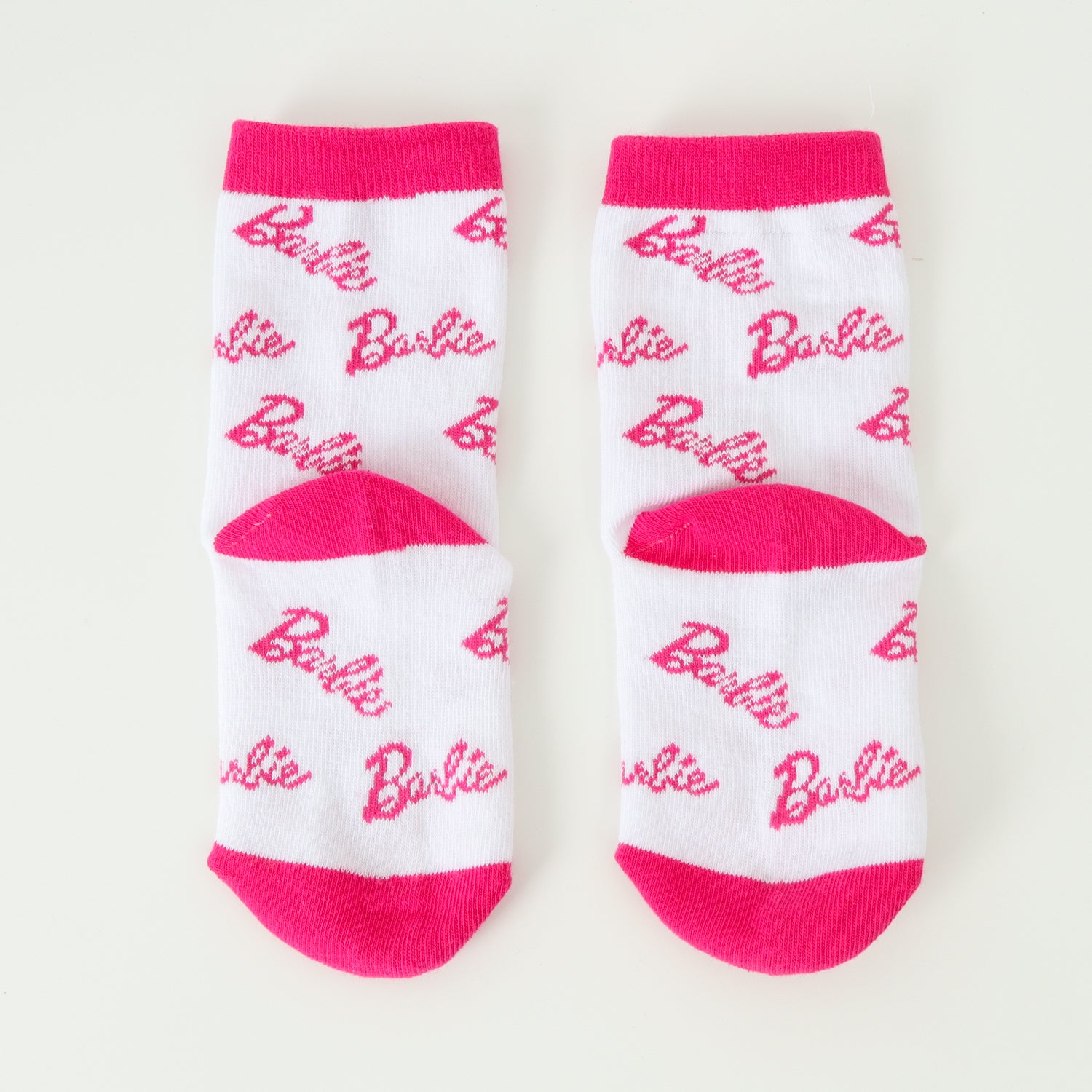 Bipack Calcetines Niña Logos Blanco Barbie