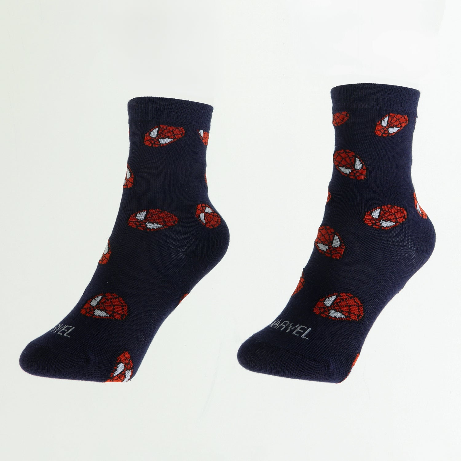 Bipack Calcetines Niño Spiderman Heads Azul Marvel