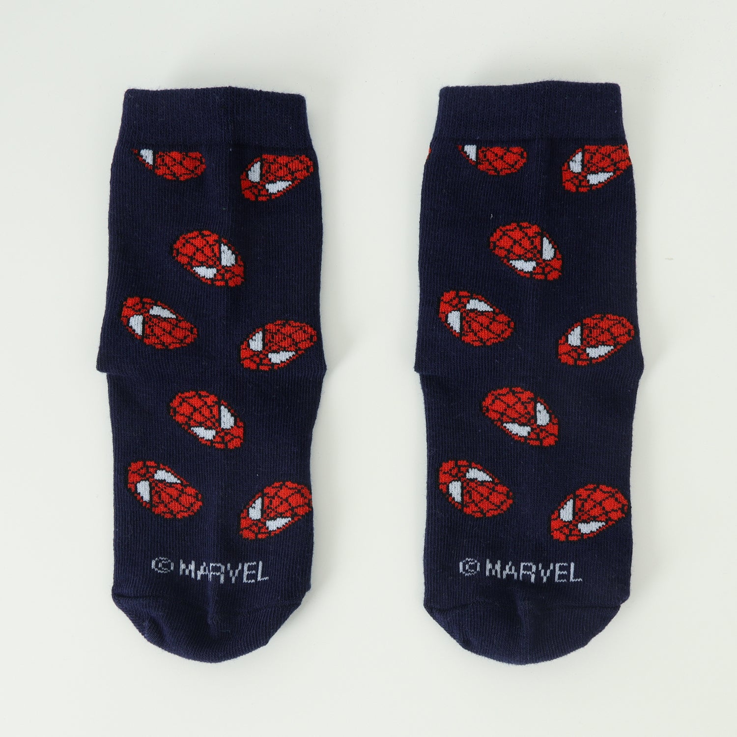 Bipack Calcetines Niño Spiderman Heads Azul Marvel