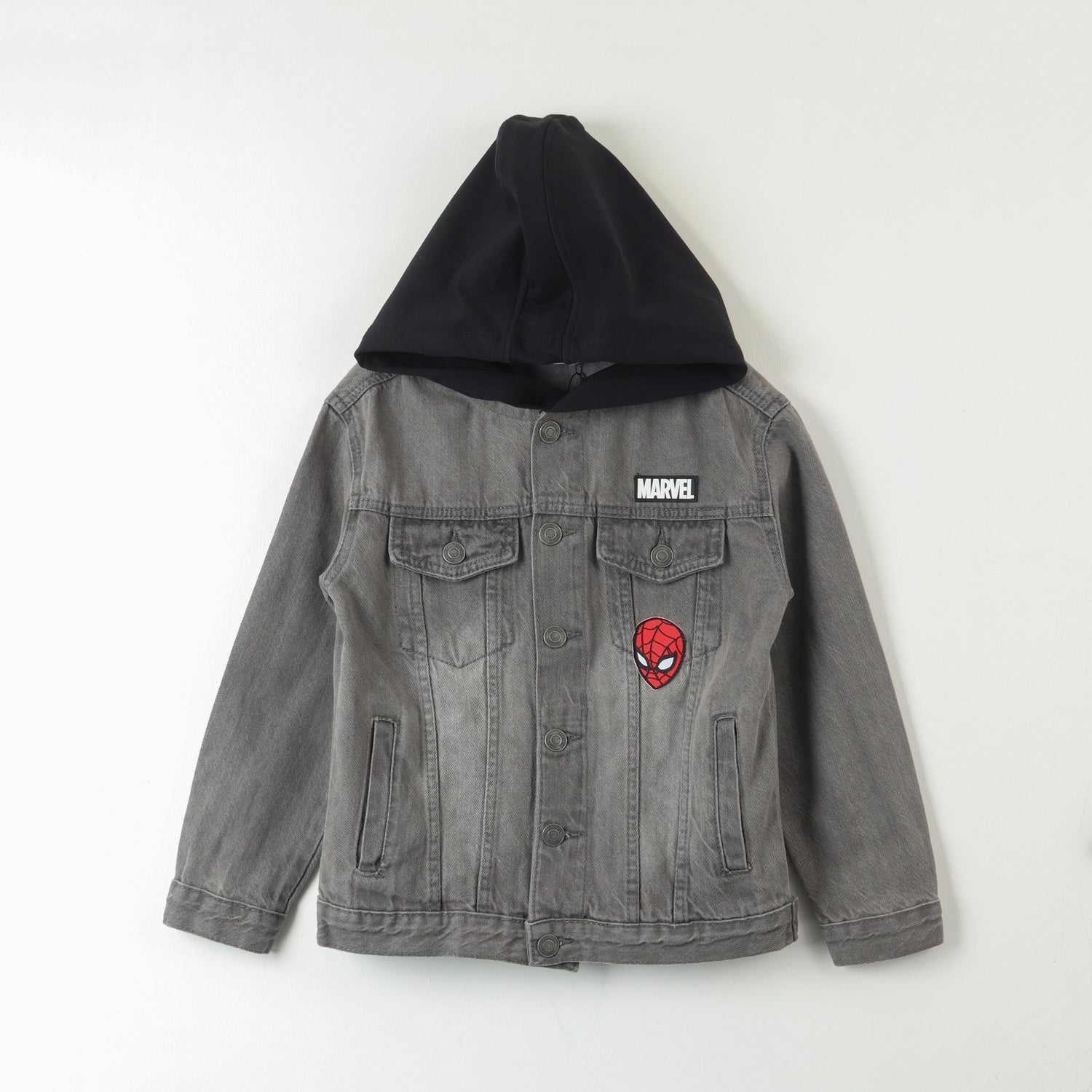 Chaqueta Denim Niño Spiderman Espalda Azul Marvel