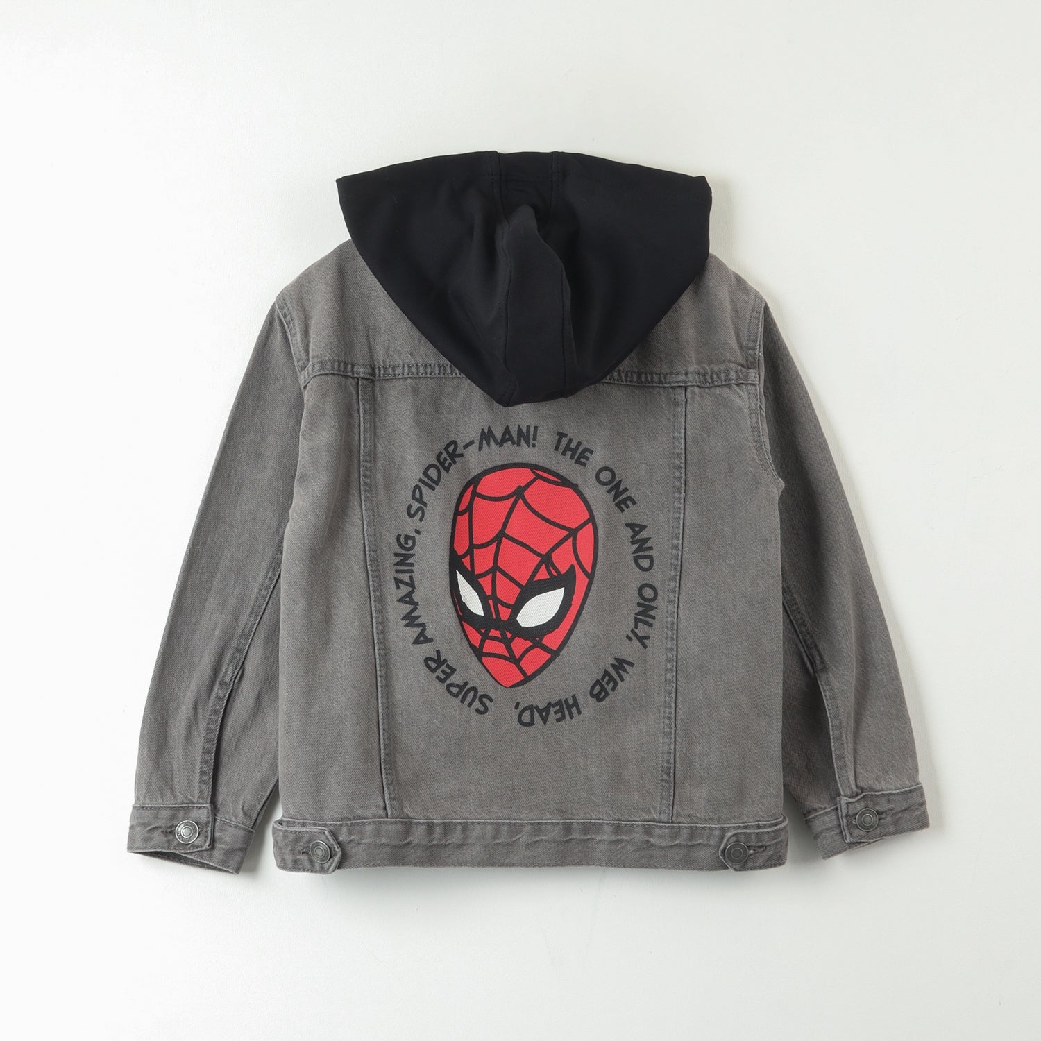 Chaqueta Denim Niño Spiderman Espalda Azul Marvel