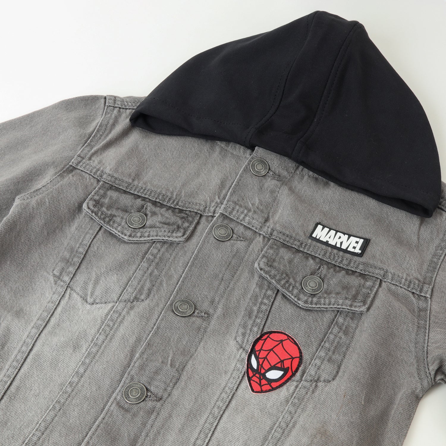 Chaqueta Denim Niño Spiderman Espalda Azul Marvel