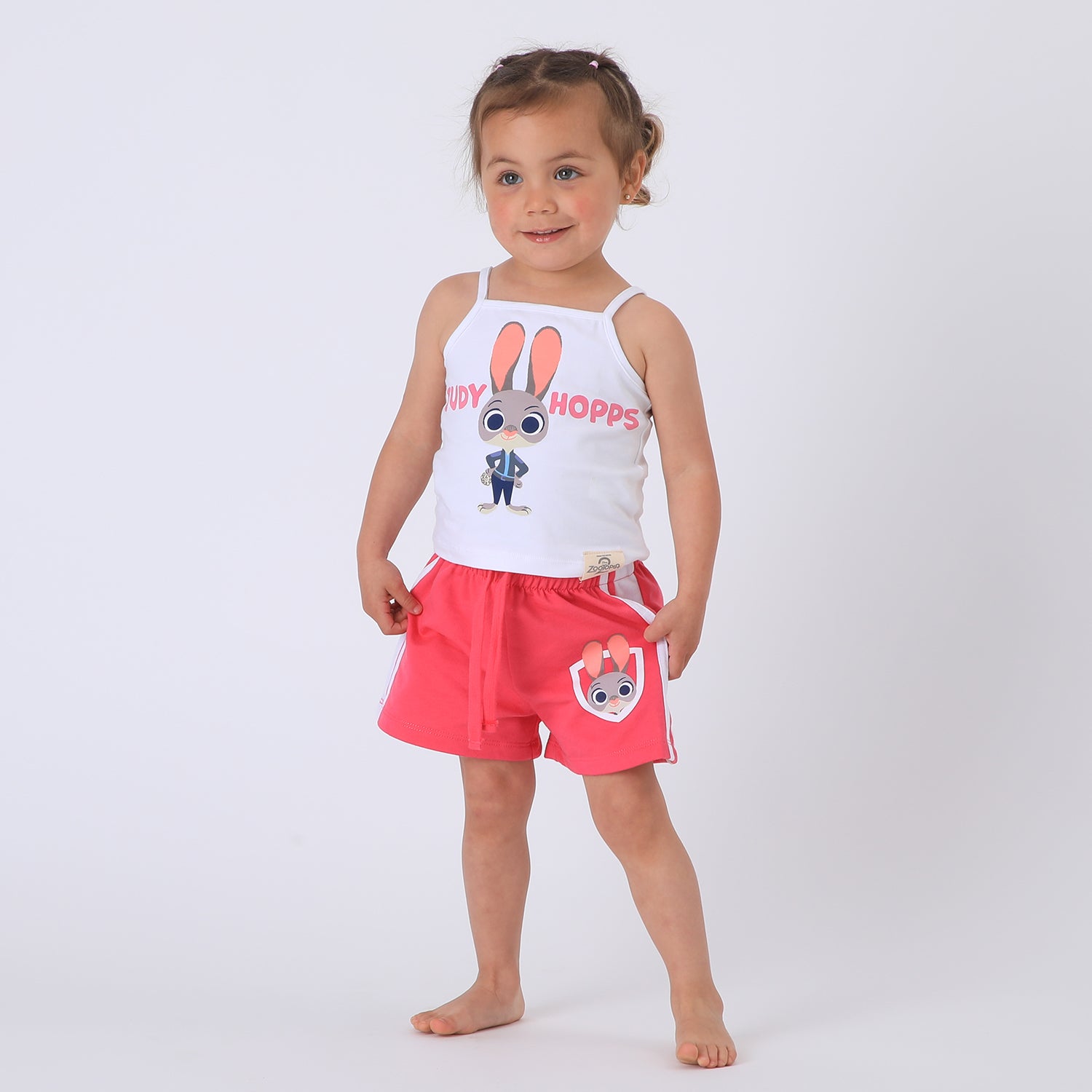 Conjunto Niña Rosado Judy Hopps Zootopia Disney - Conjuntos Chile | The Brands Club cl