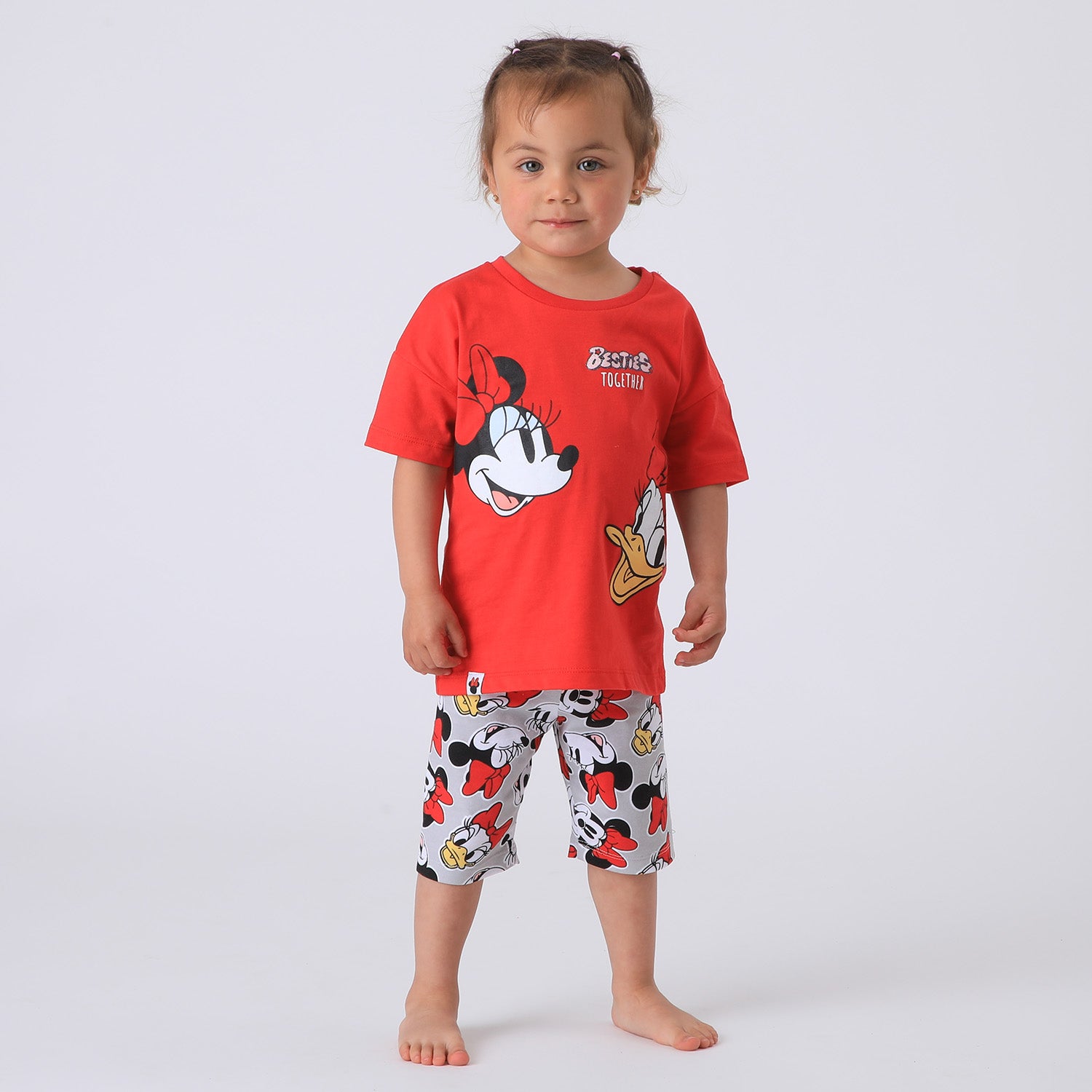 Conjunto Niña Rojo Minnie & Daisy Smiling Disney