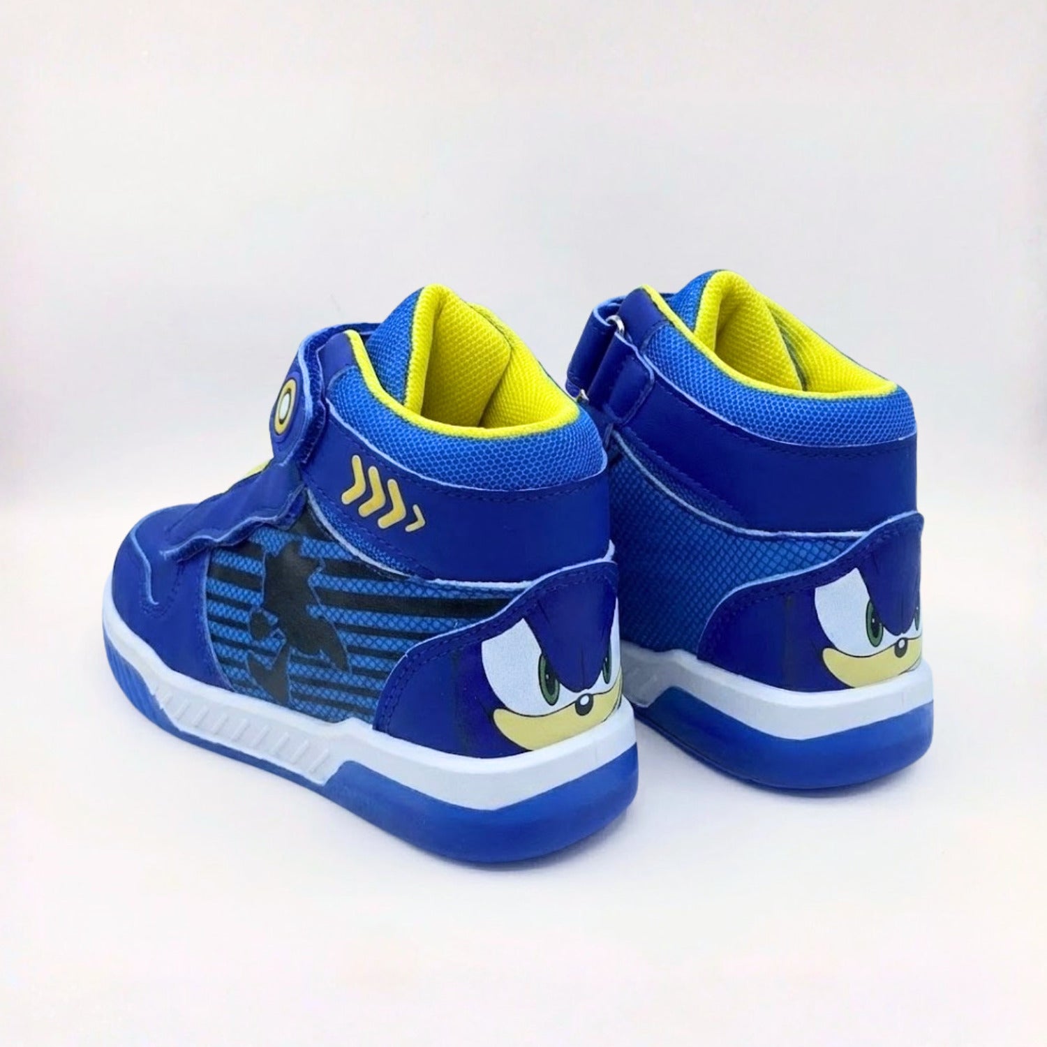 Zapatilla Caña Alta Niño Luces Run Azul Sonic - Zapatillas Chile | The Brands Club cl