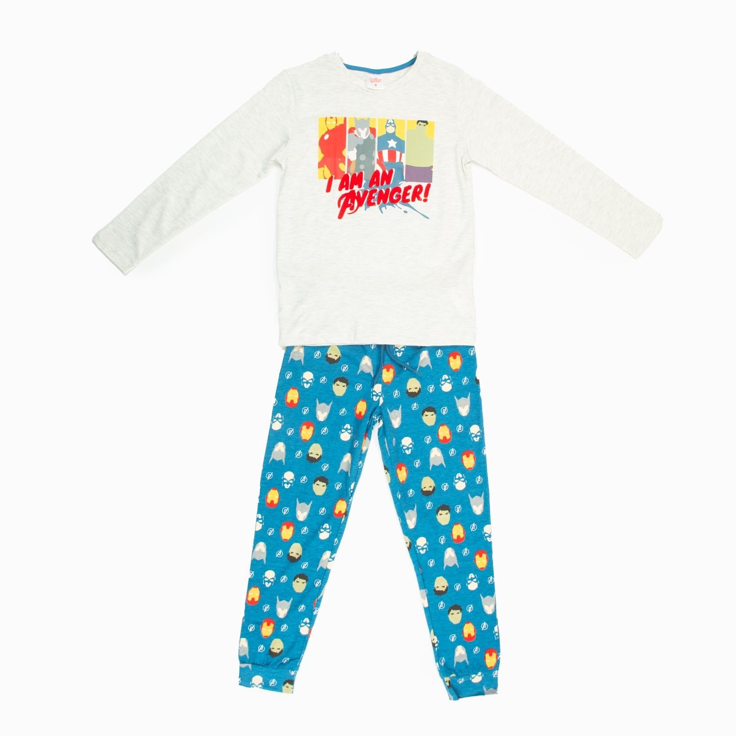 Pijama Niño Avengers Yo soy Gris Marvel - Pijamas Chile | The Brands Club cl