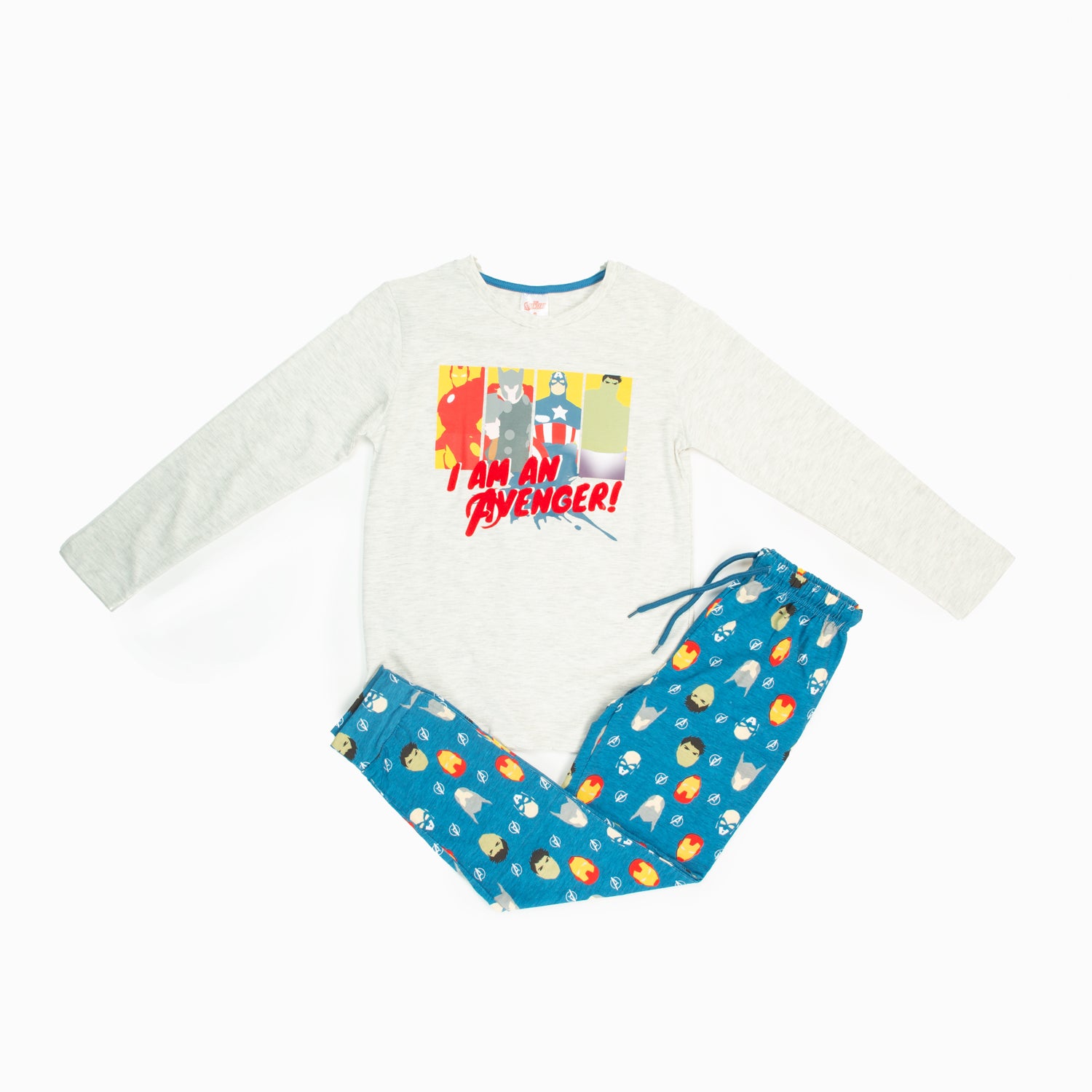 Pijama Niño Avengers Yo soy Gris Marvel - Pijamas Chile | The Brands Club cl