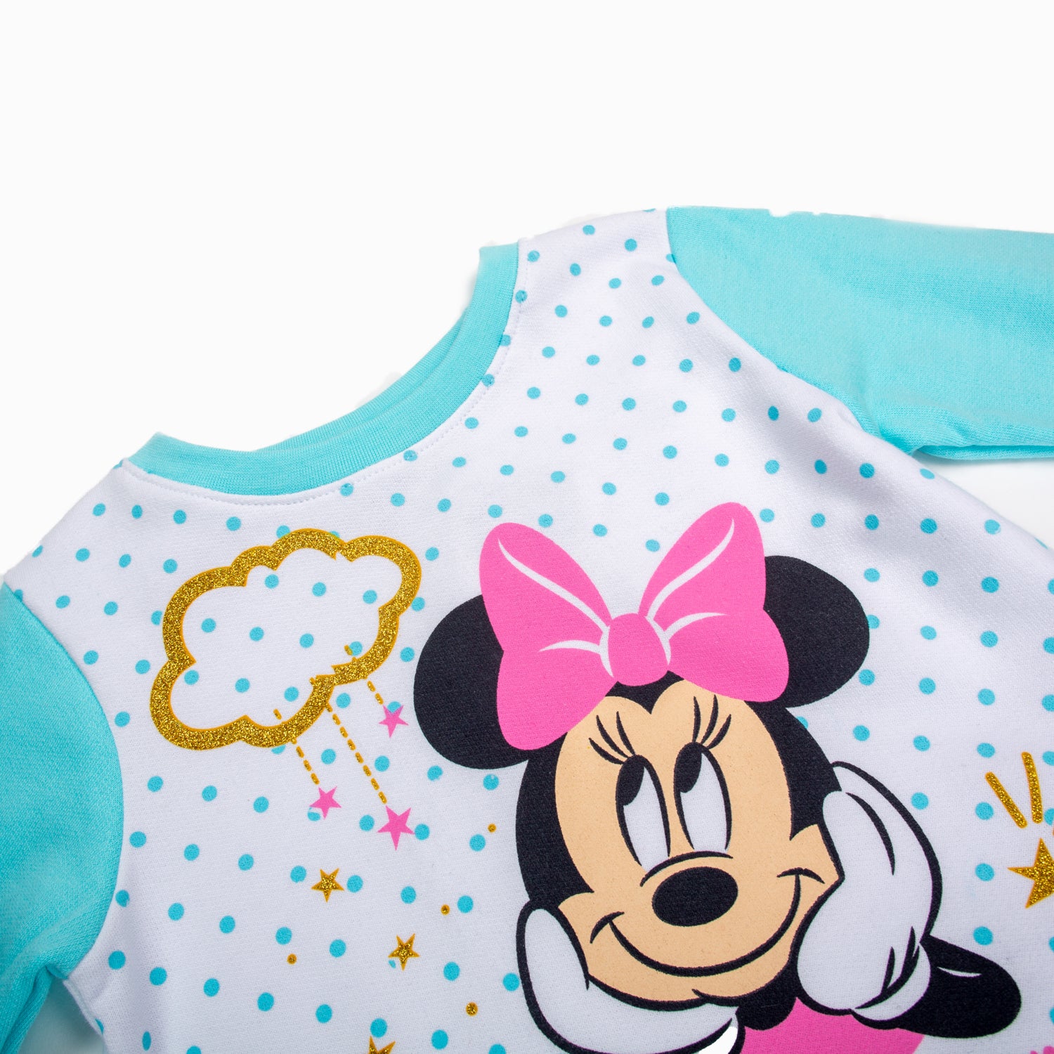 Pijama Niña Minnie Pensando Blanco Disney