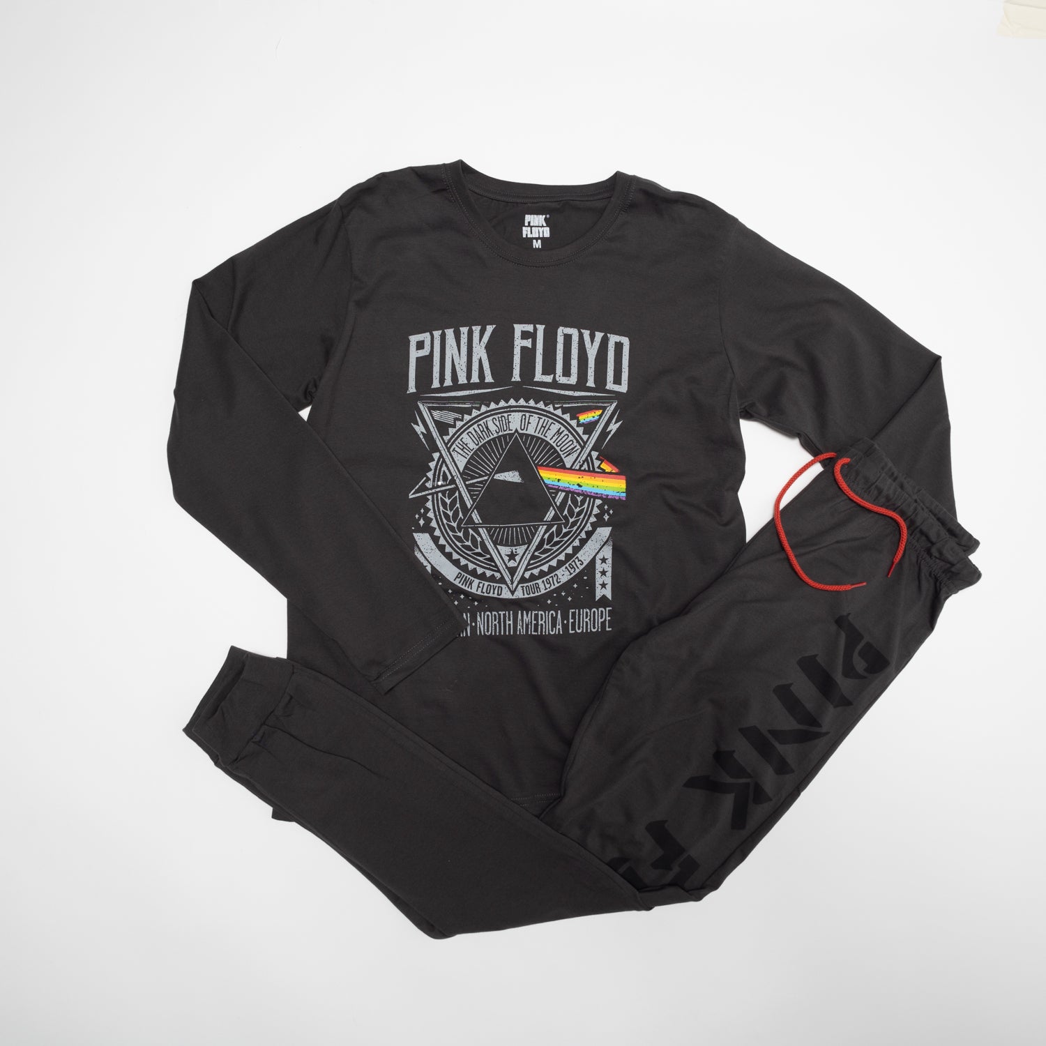 Pijama Hombre Fan Negro Pink Floyd