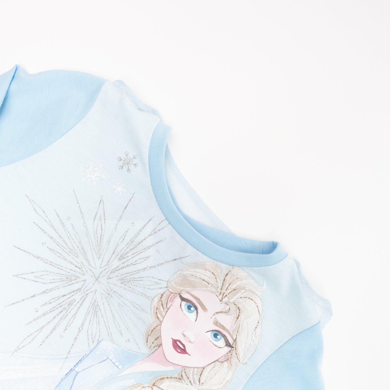 Pijama Niña Frozen Capa Celeste Disney