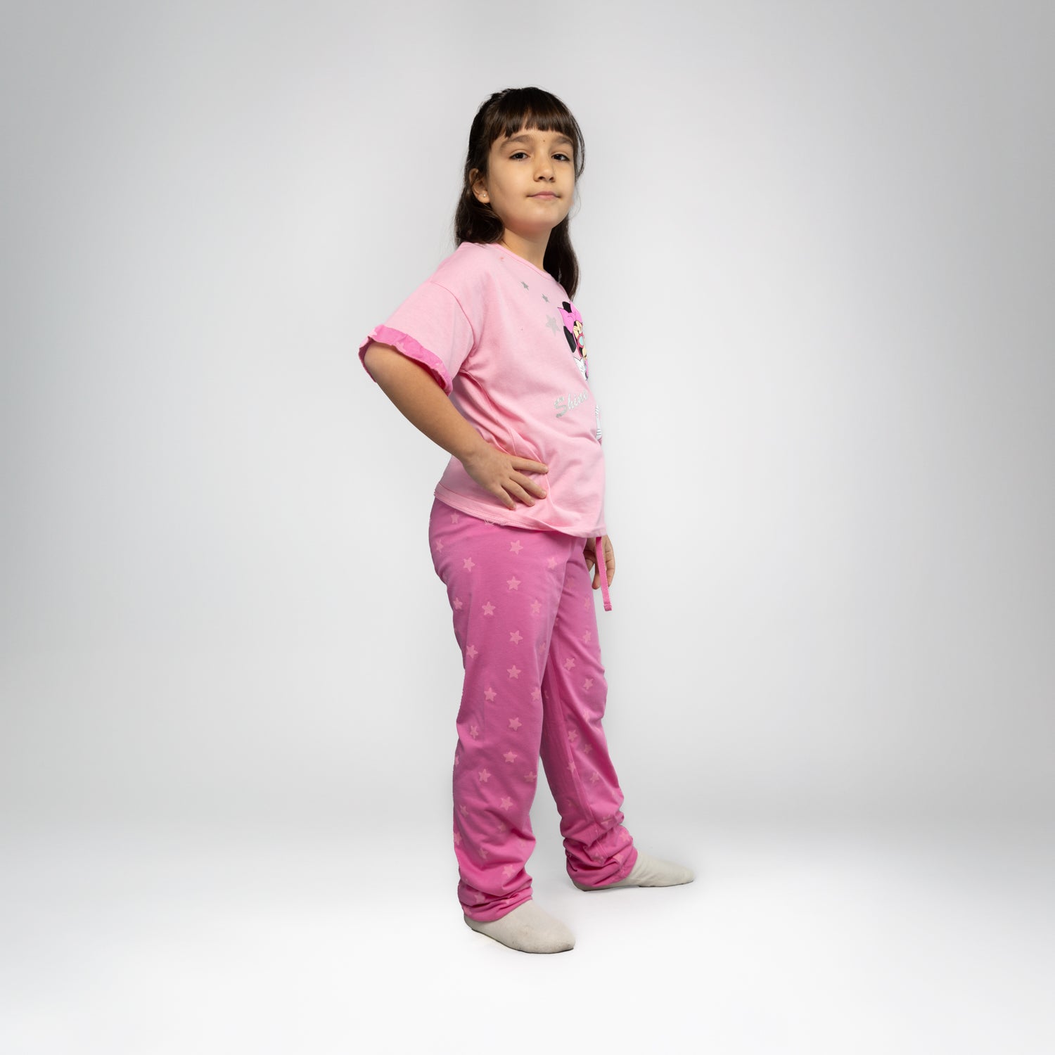 Pijama Niña Minnie Shine Rosado Disney