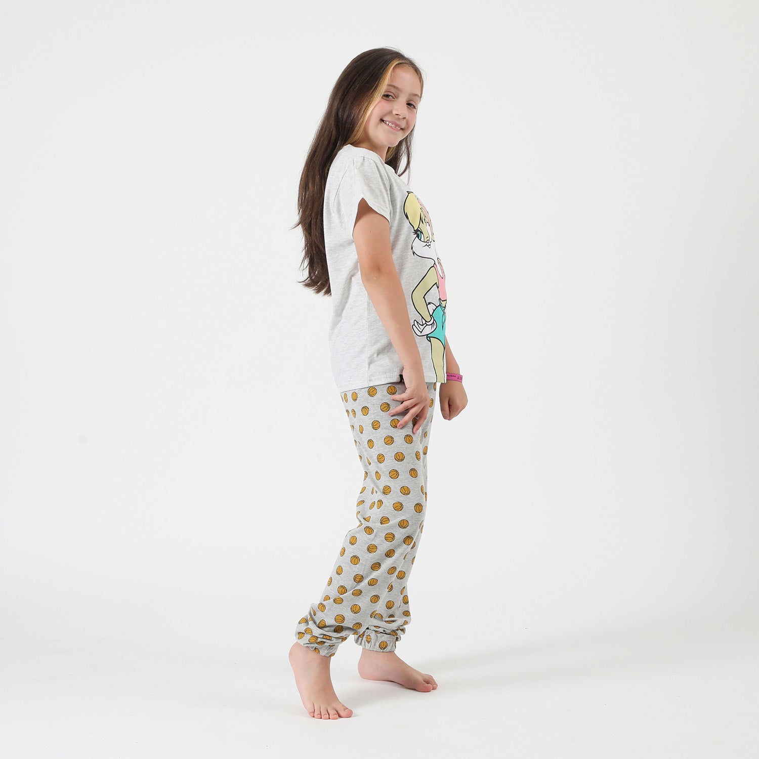 Pijama Niña Basketball Blanco Looney Tunes