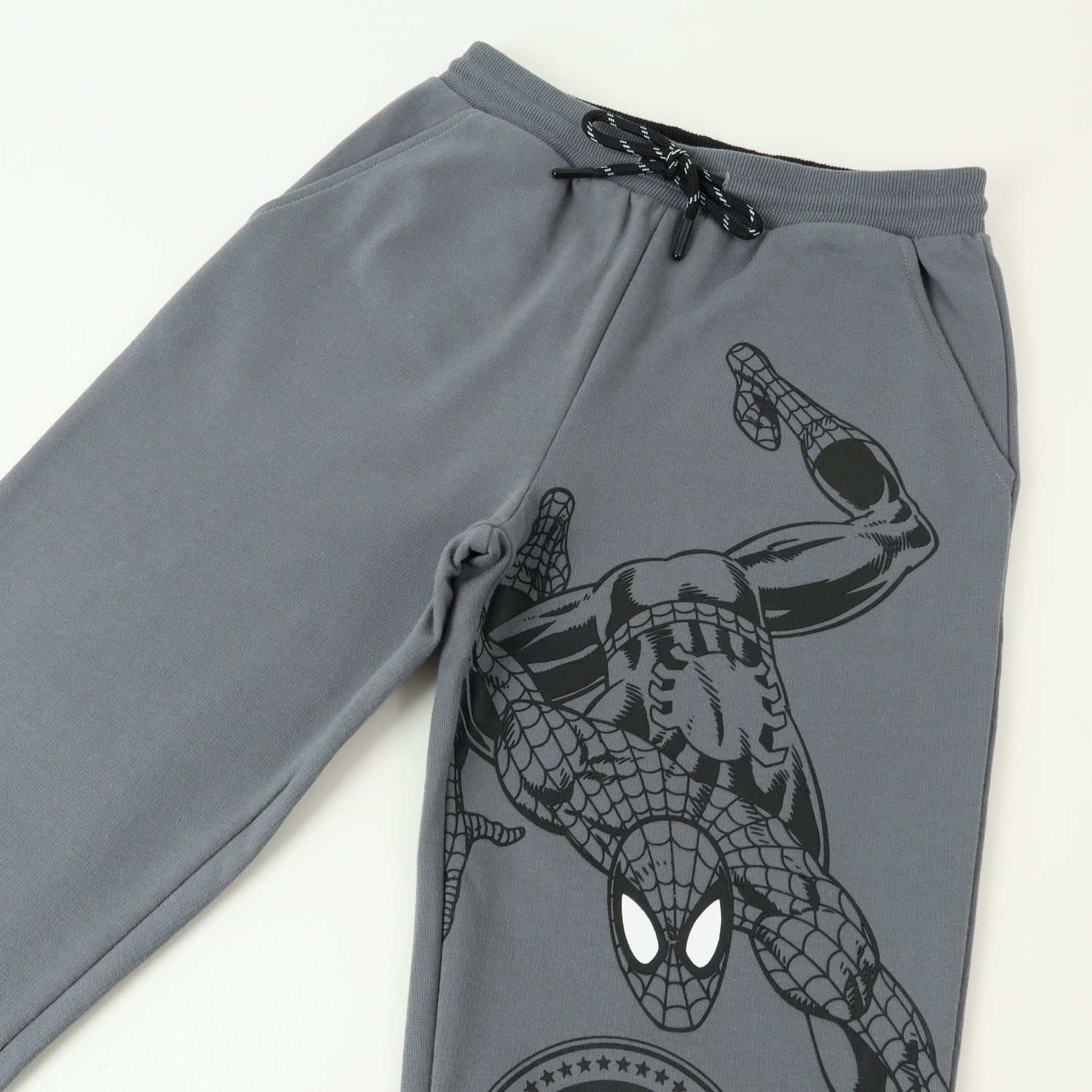 Pantalon De Buzo Niño Spiderman Estampa Gris Marvel