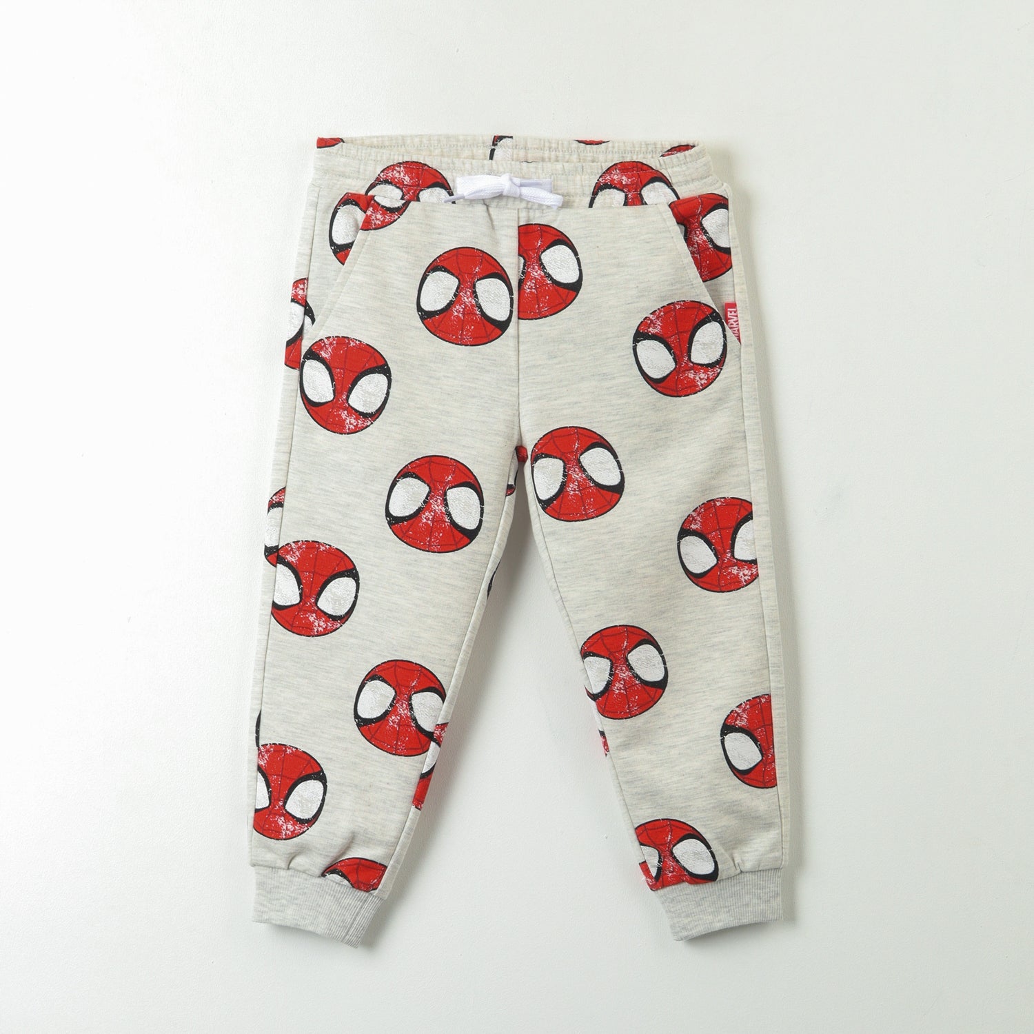 Pantalon De Buzo Niño Spidey Mascaras Gris Marvel