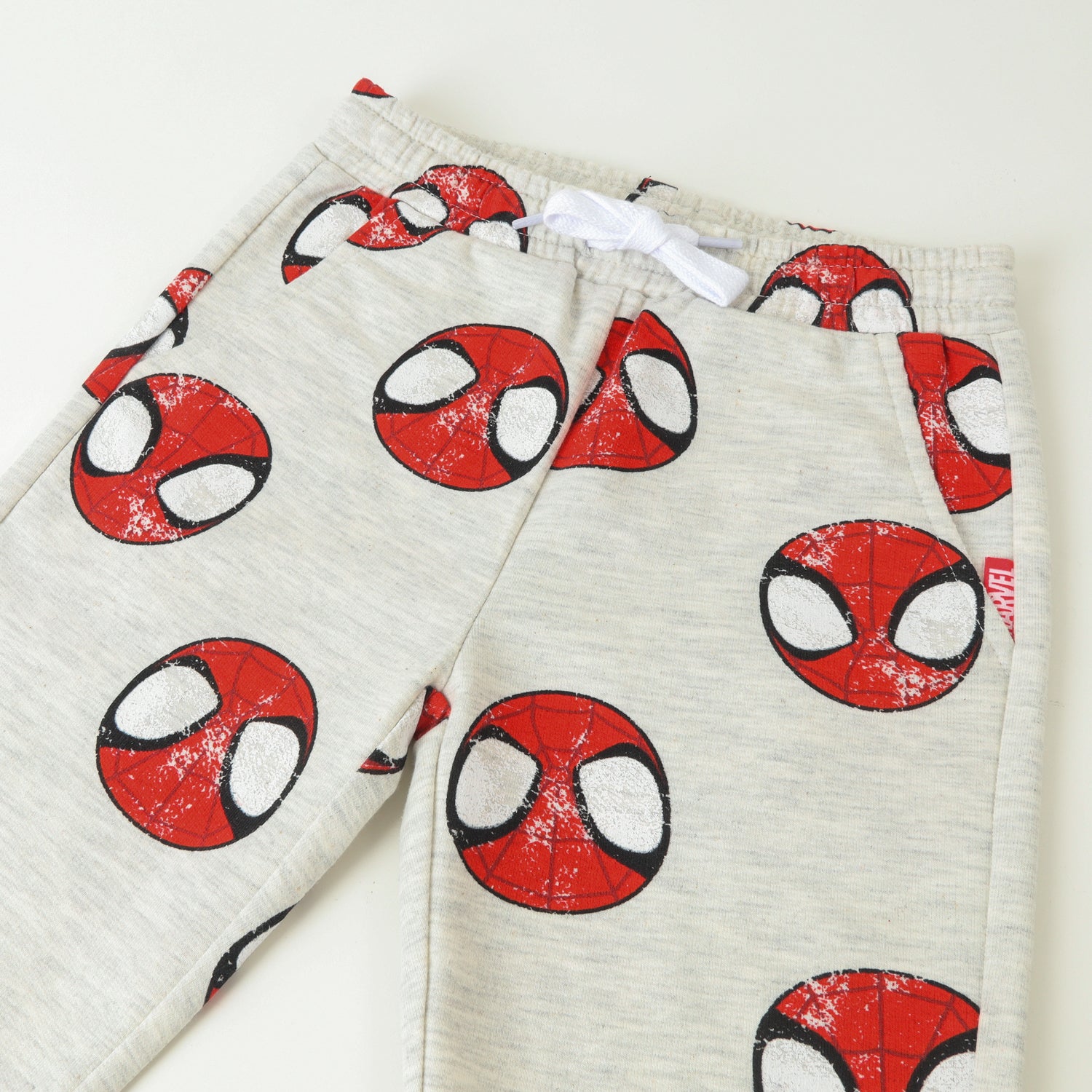 Pantalon De Buzo Niño Spidey Mascaras Gris Marvel