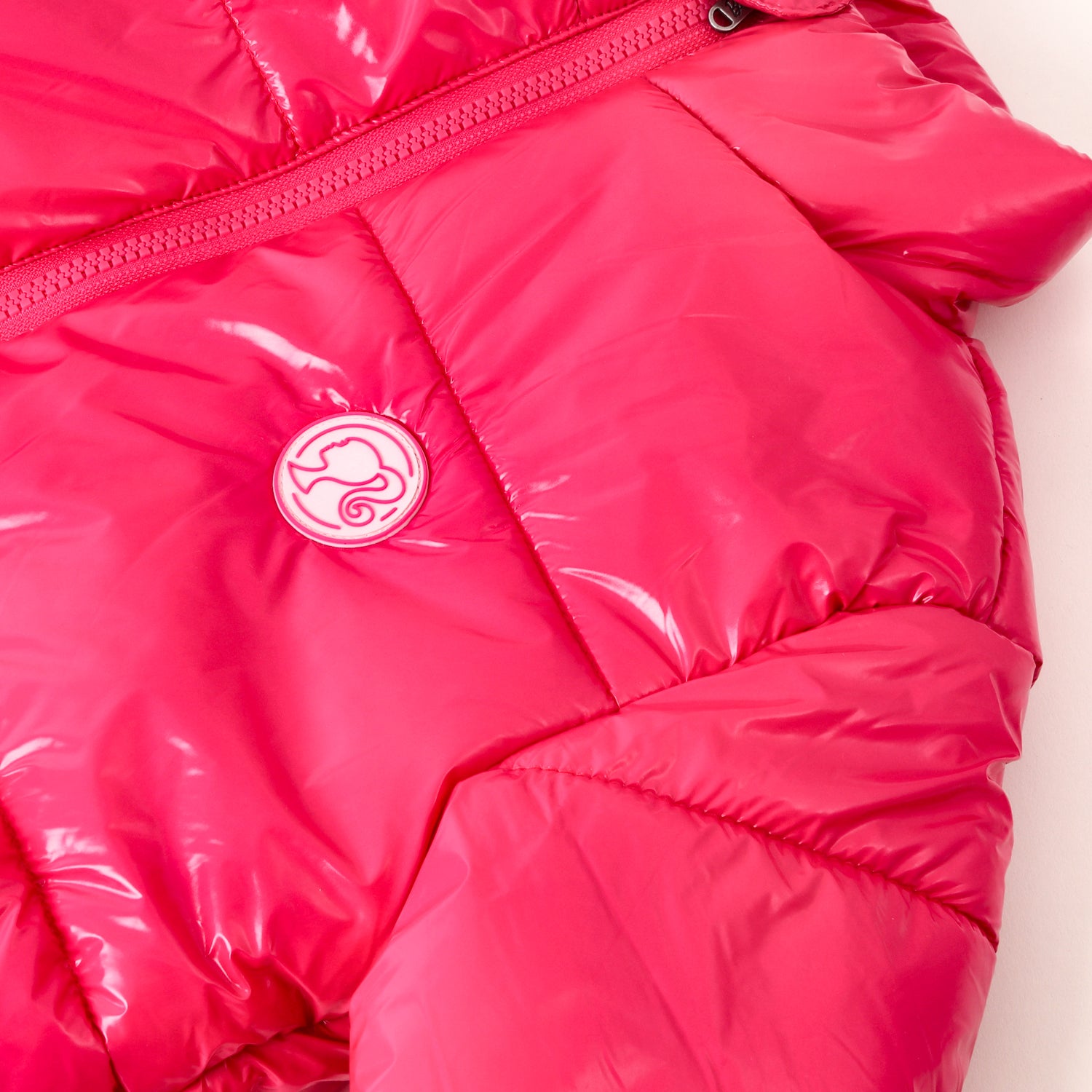 Parka Niña Puffa Rosado Barbie