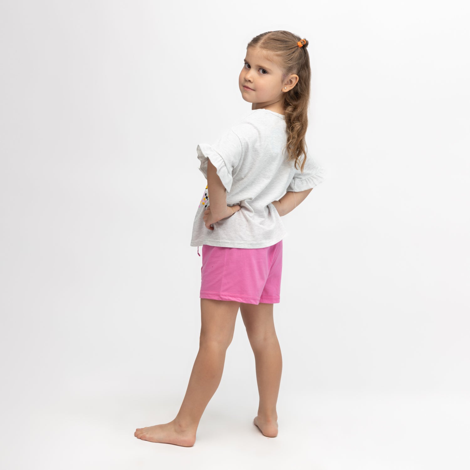 Pijama Niña Team Face Rosado Sonic