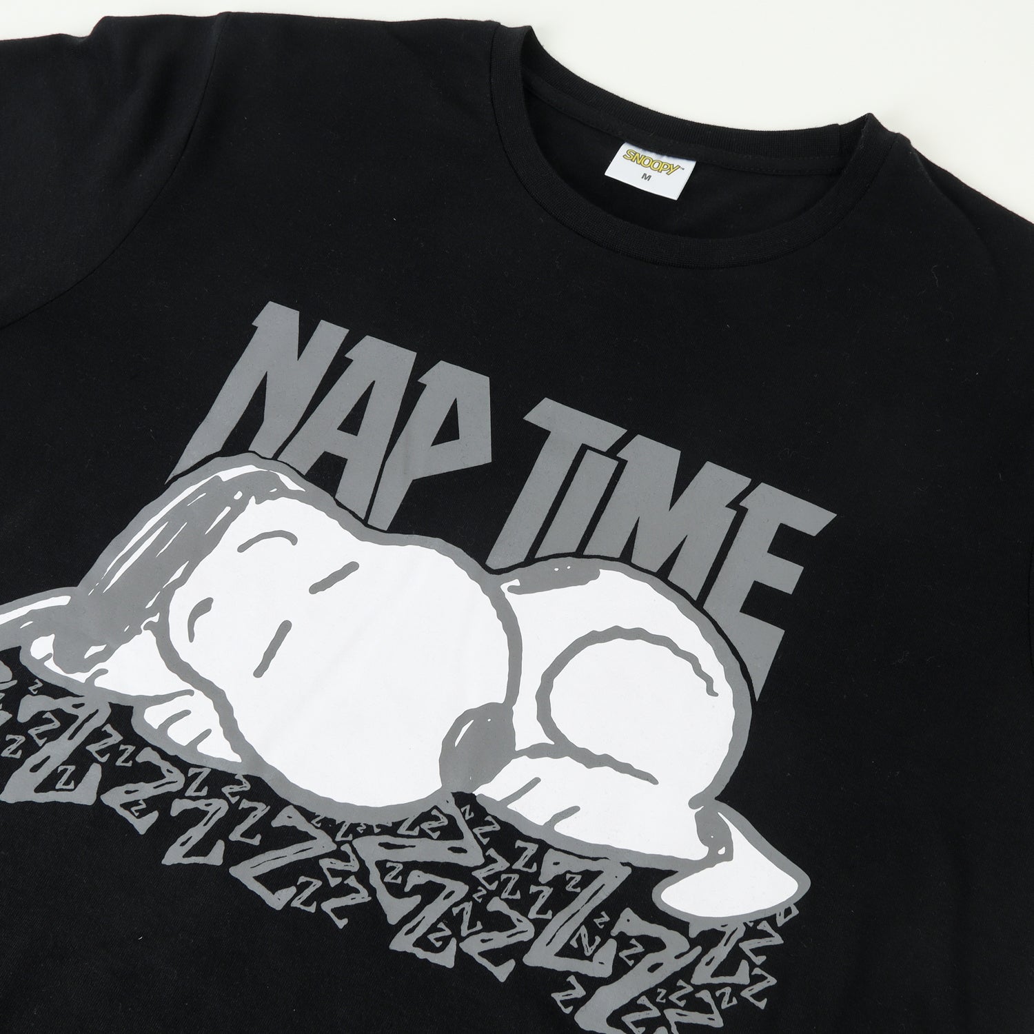 Conjunto Pijama Hombre Nap Time Negro Snoopy