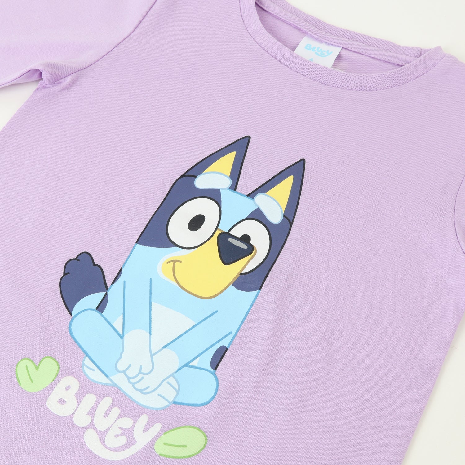 Conjunto Pijama Niña Sentado Morado Bluey