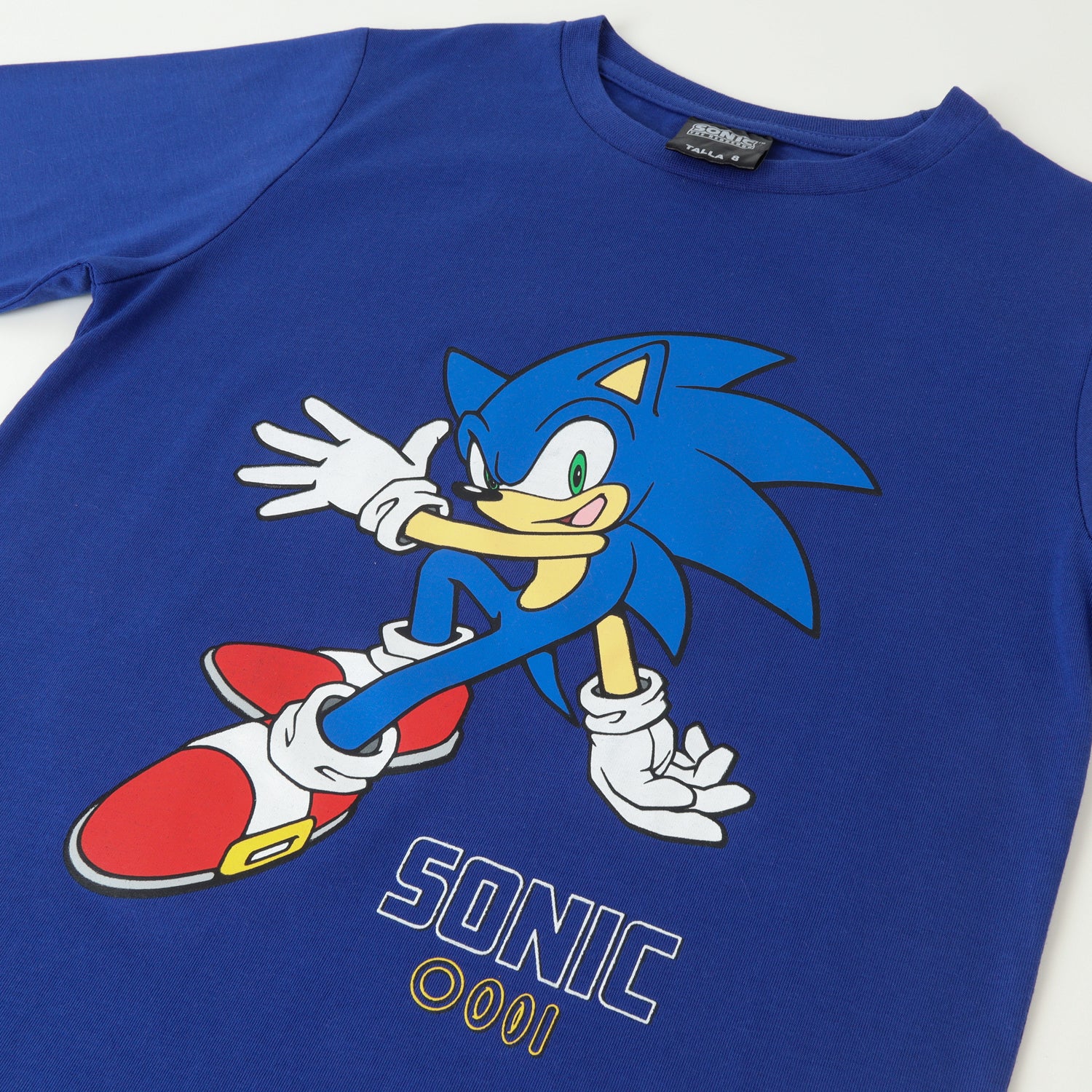 Conjunto Pijama Niño Sideways Azul Sonic