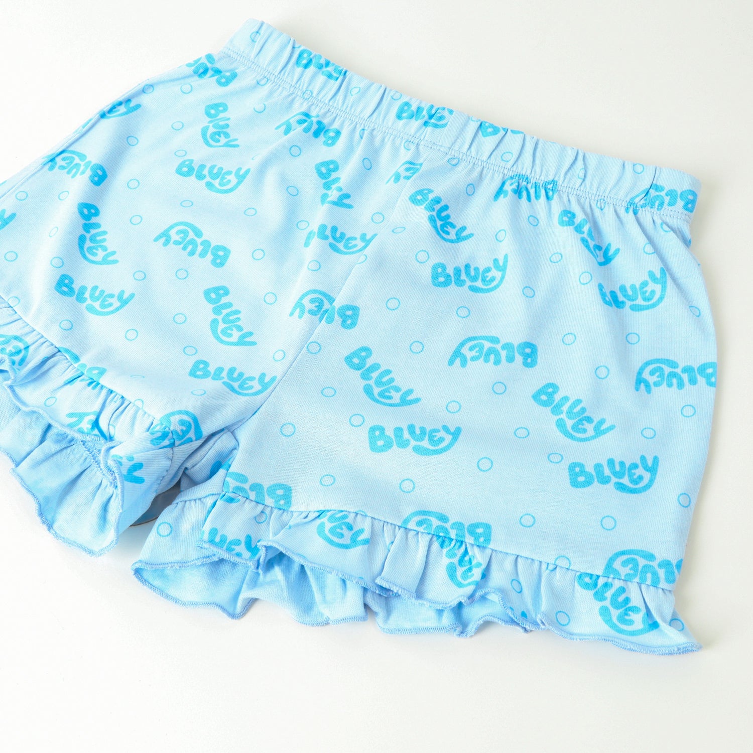 Pijama Manga Corta Niña Celeste Bingo & Bluey