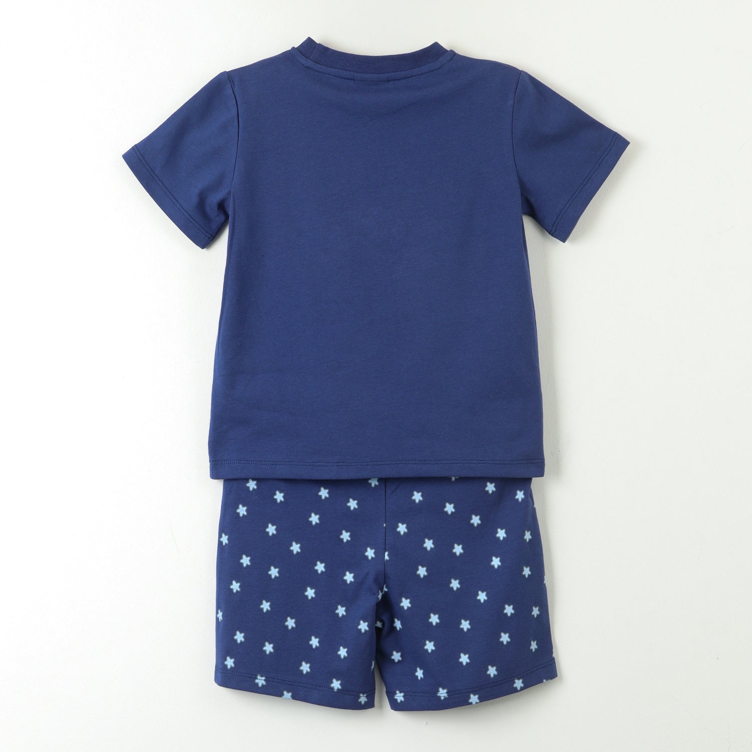 Pijama Manga Corta Niño Azul Estrellas Bluey