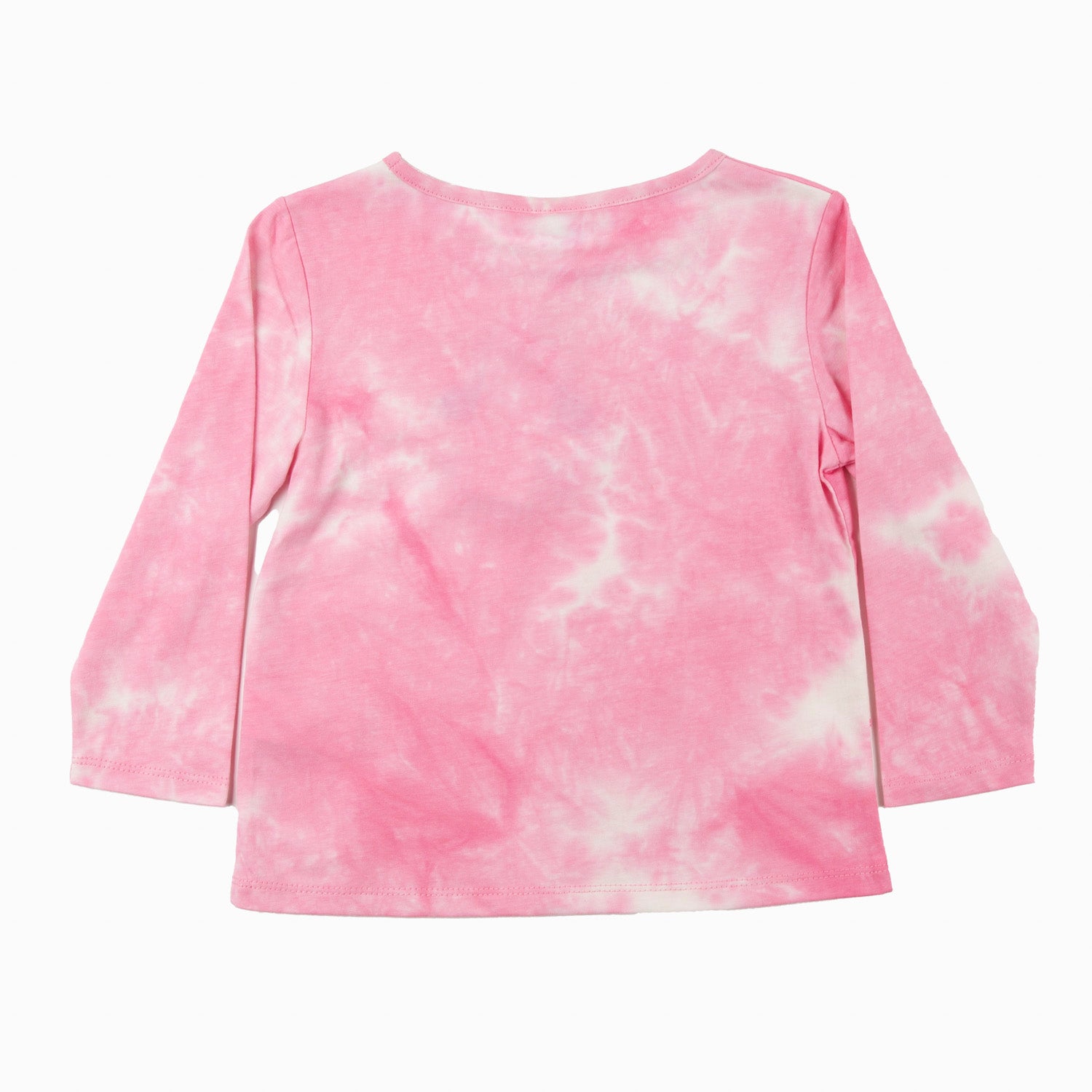 Polera Manga Larga Niña Tie Dye Rosado Paw Patrol