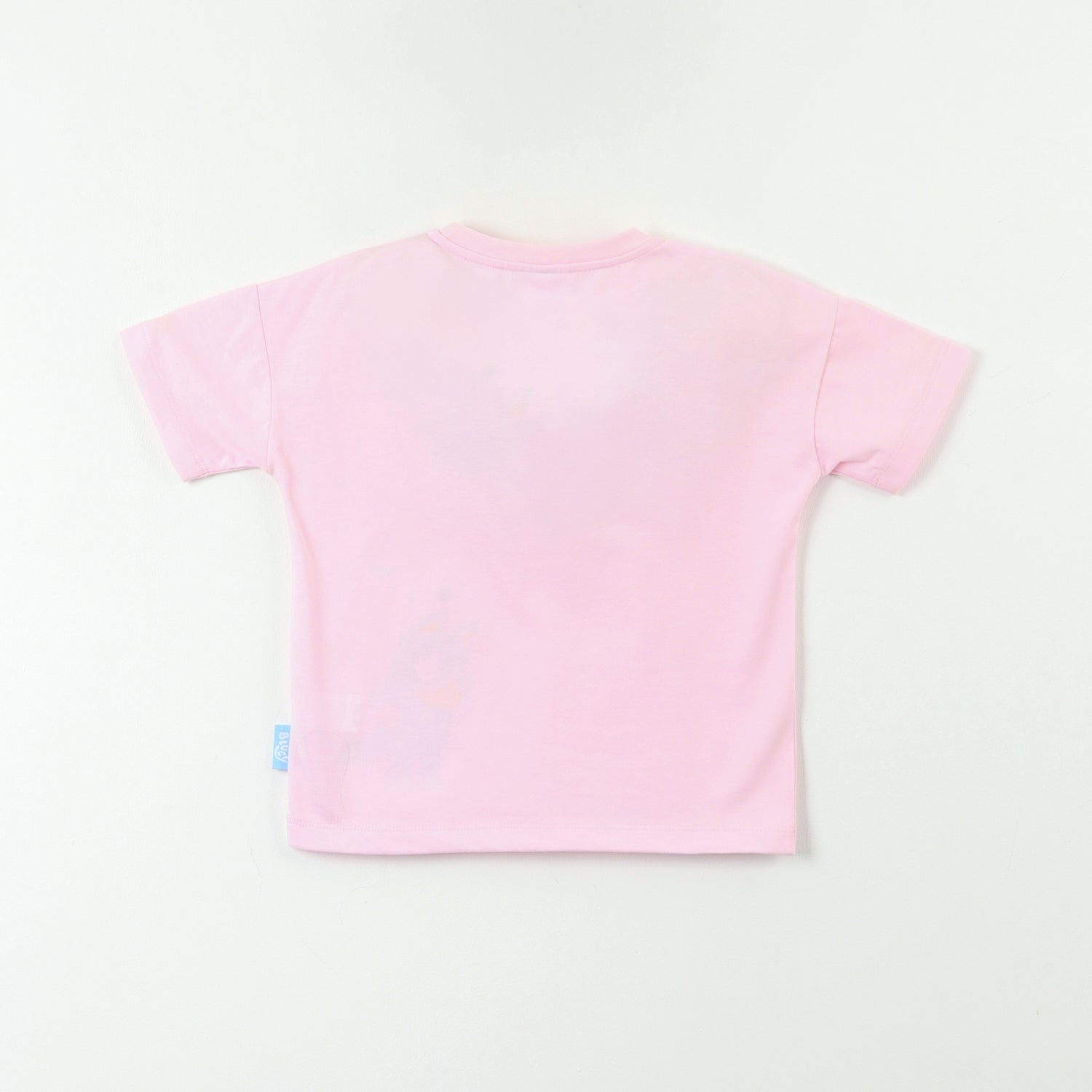 Polera Manga Corta Niña Lentejuelas Reversible Rosado Bluey