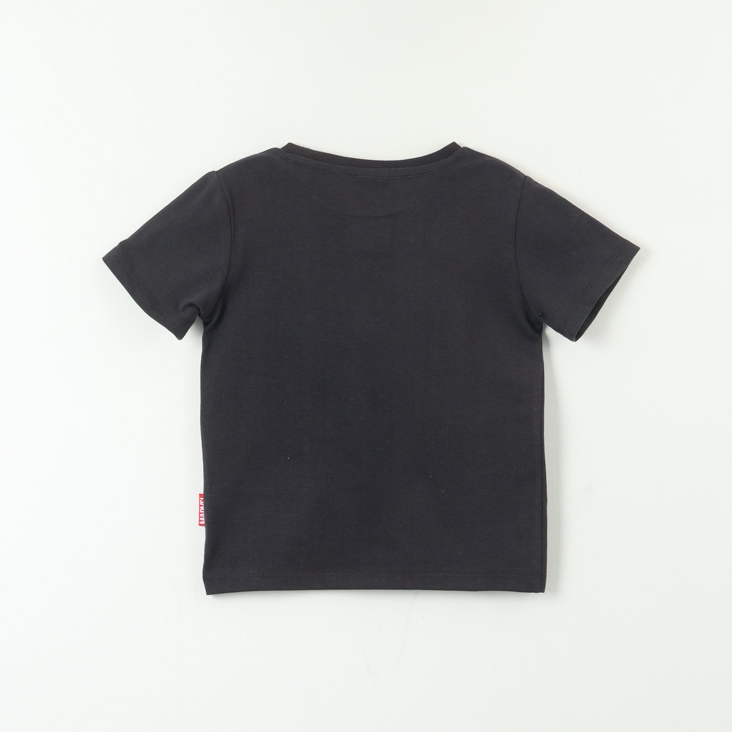 Polera Manga Corta Niño Spidey Tres Arañas Negro Marvel
