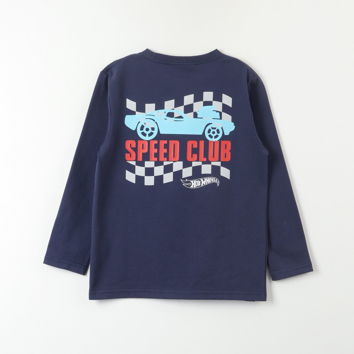 Polera Manga Larga Niño Speed Club Azul Marino Hot Wheels